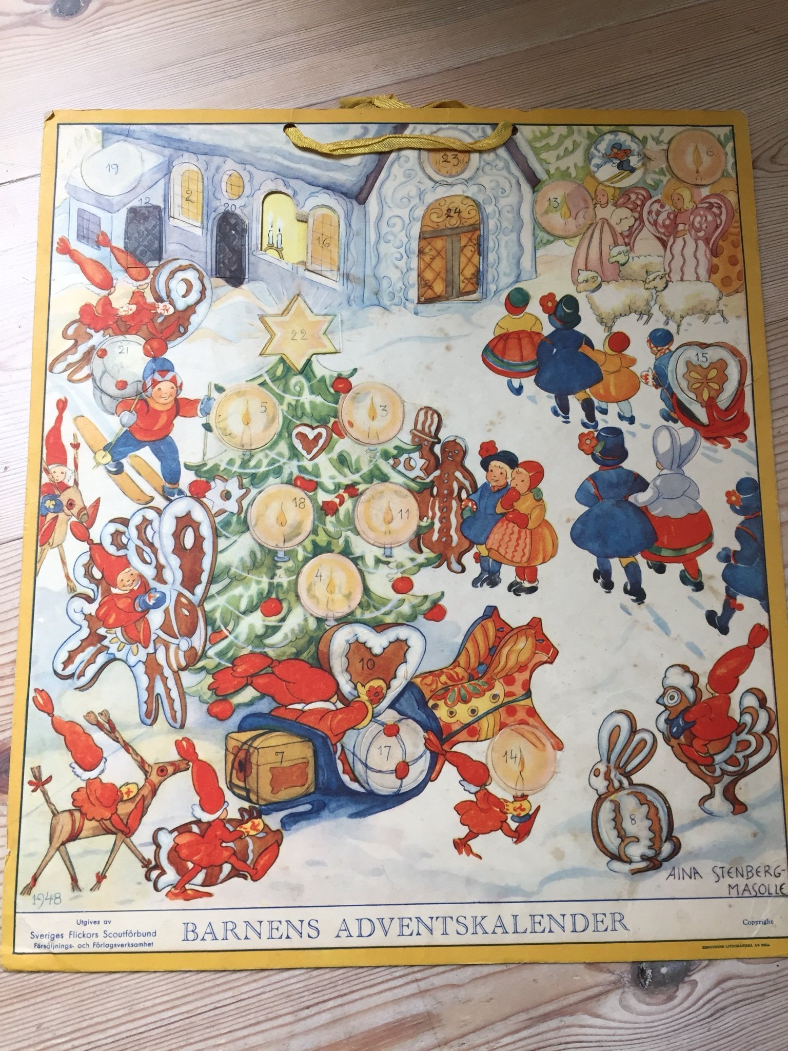 Barnens adventskalender 1948 (426327775) ᐈ Köp på Tradera