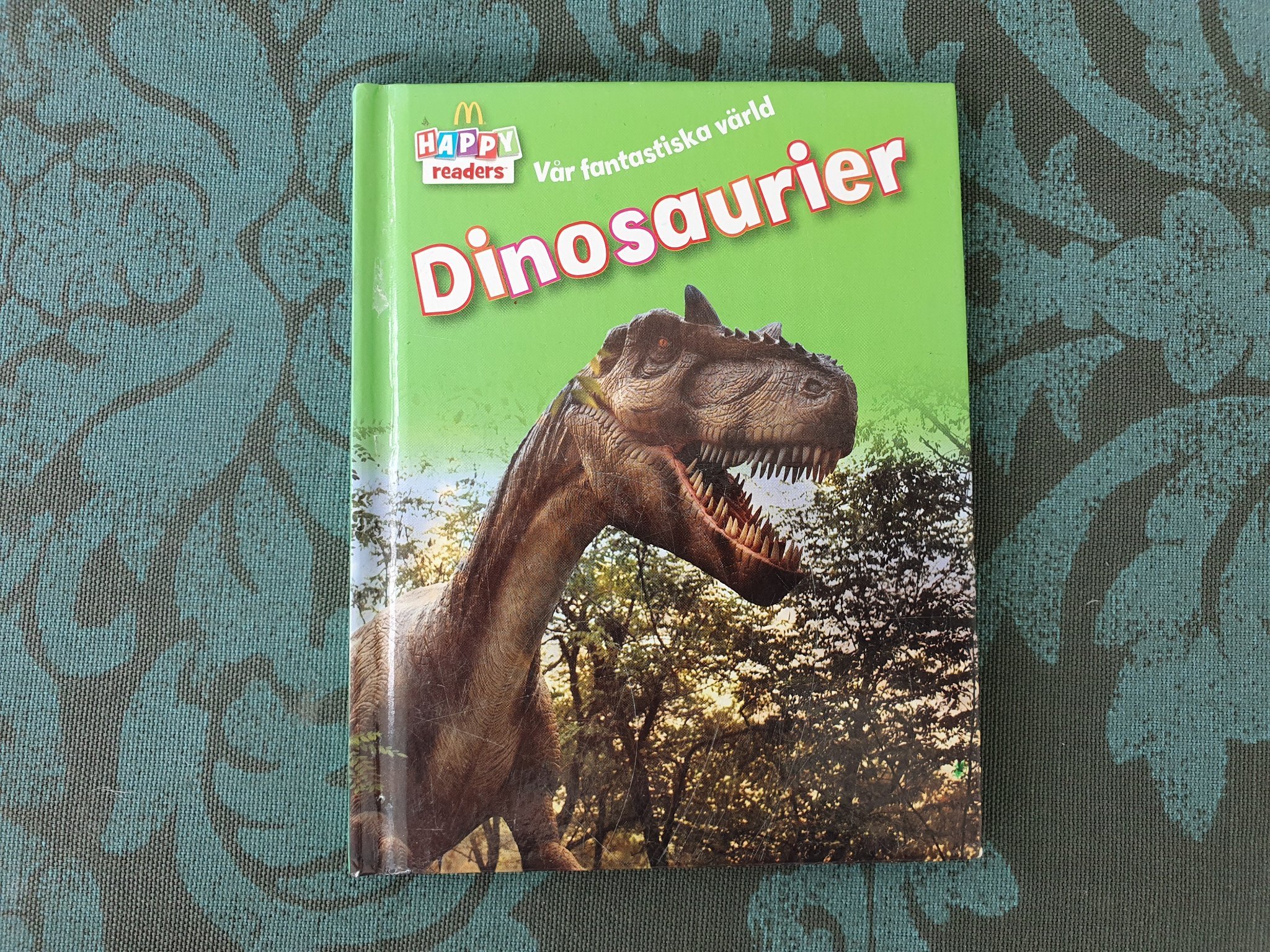 Bok - Dinosaurier t-rex klistermärken diplodocus ankylosaurus
