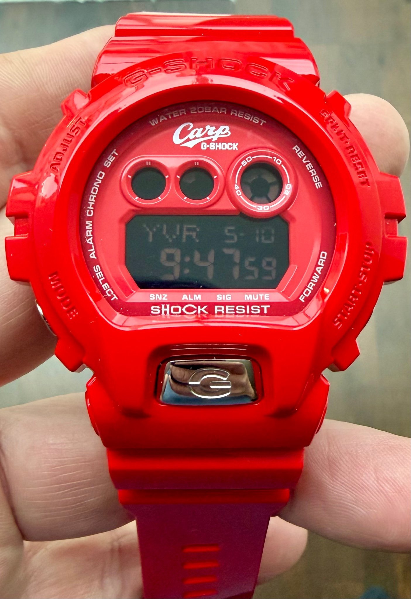 G-SHOCK Carp 10th Anniversary レッド Casio G-Shock Carp 10th Anniversary Limited Edi.. | Köp på Tradera