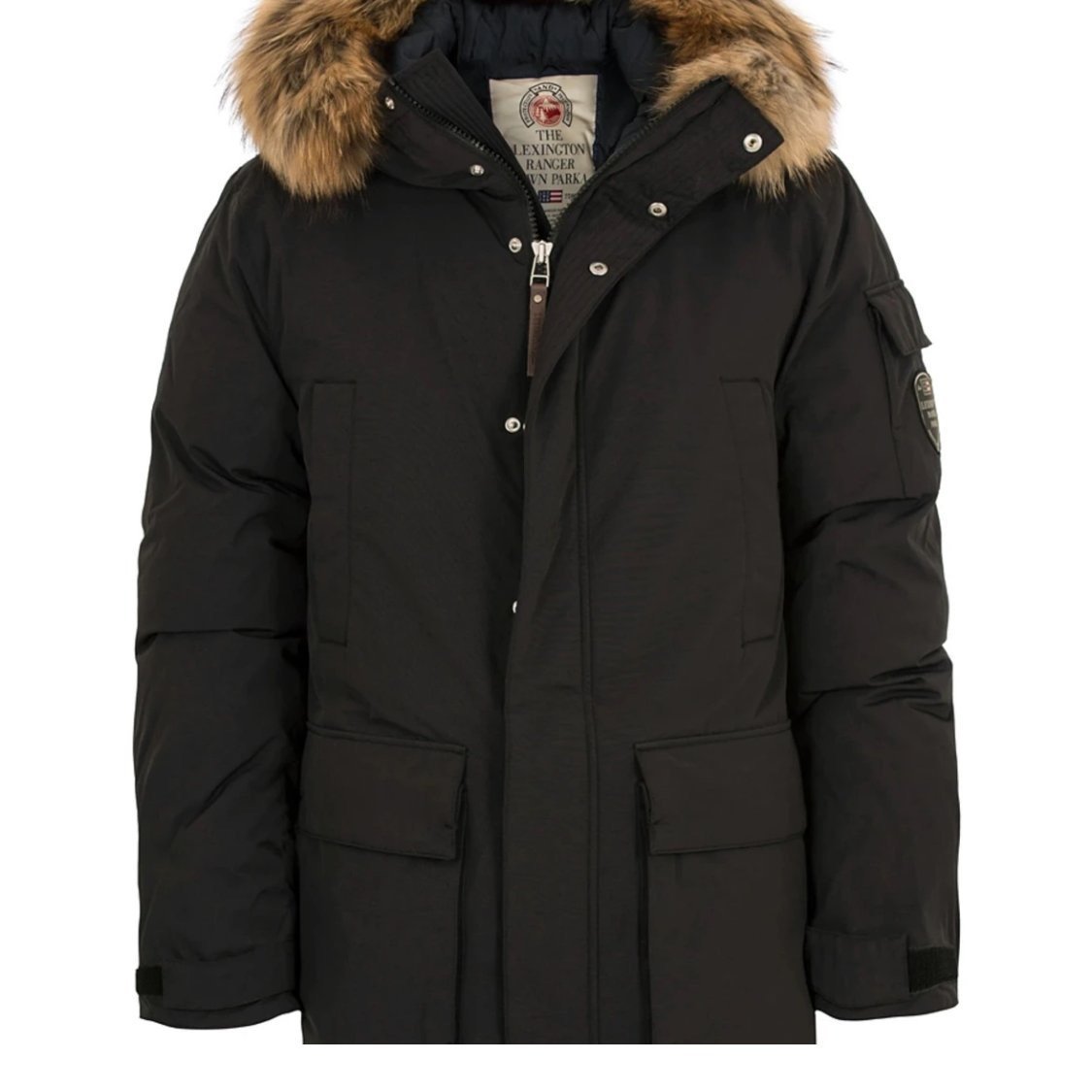 Lexington svart parka, storlek L Köp på Tradera (699942692)