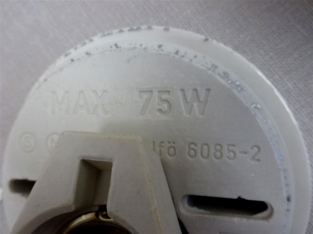 Retro badrumslampa ifà 6085 i porslin/glas, 50 60 tal. på tradera ...