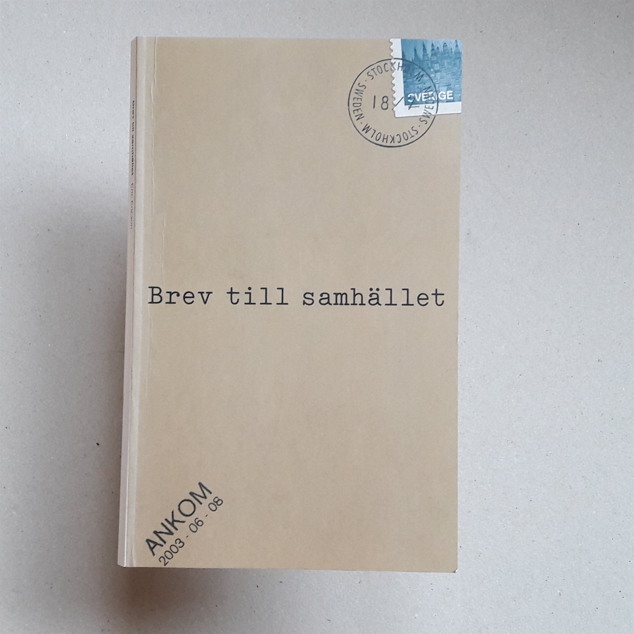brev till samhället brev till samhället