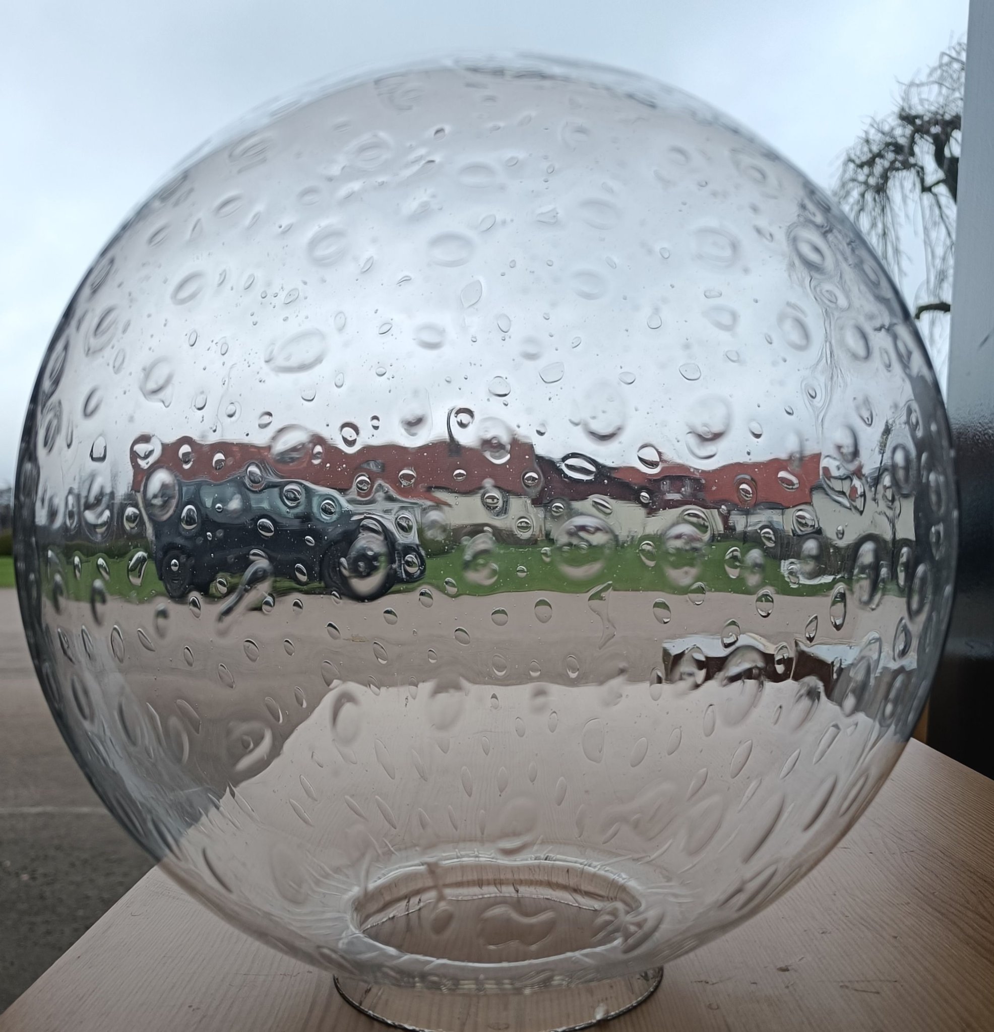 Stort lyktglas * Glas till utebelysning * Lampg.. Köp på Tradera