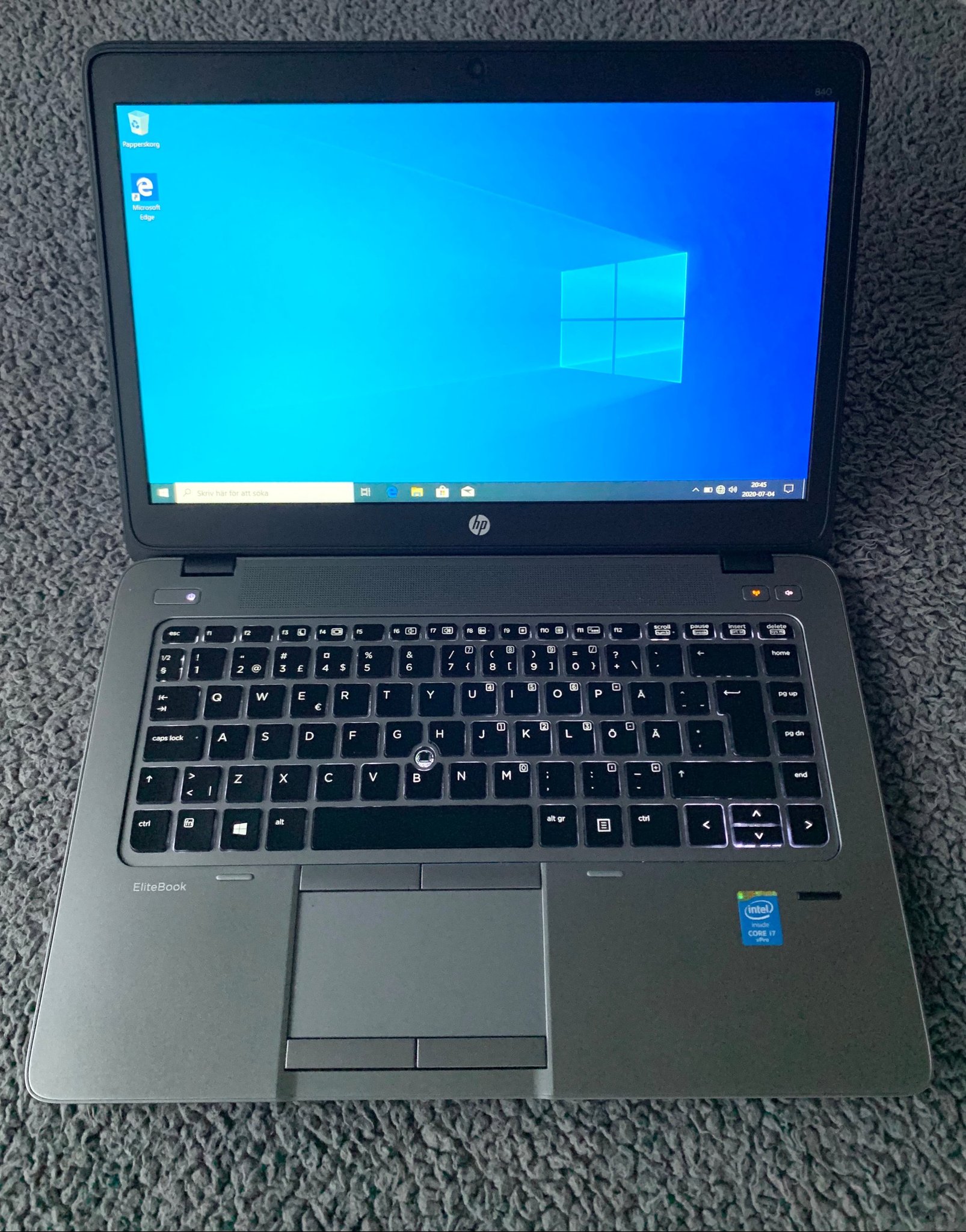 HP EliteBook 840 G2 i7 5600U 2.6Ghz 8GB Ram 250 GB SSD FullHD IPS Skärm