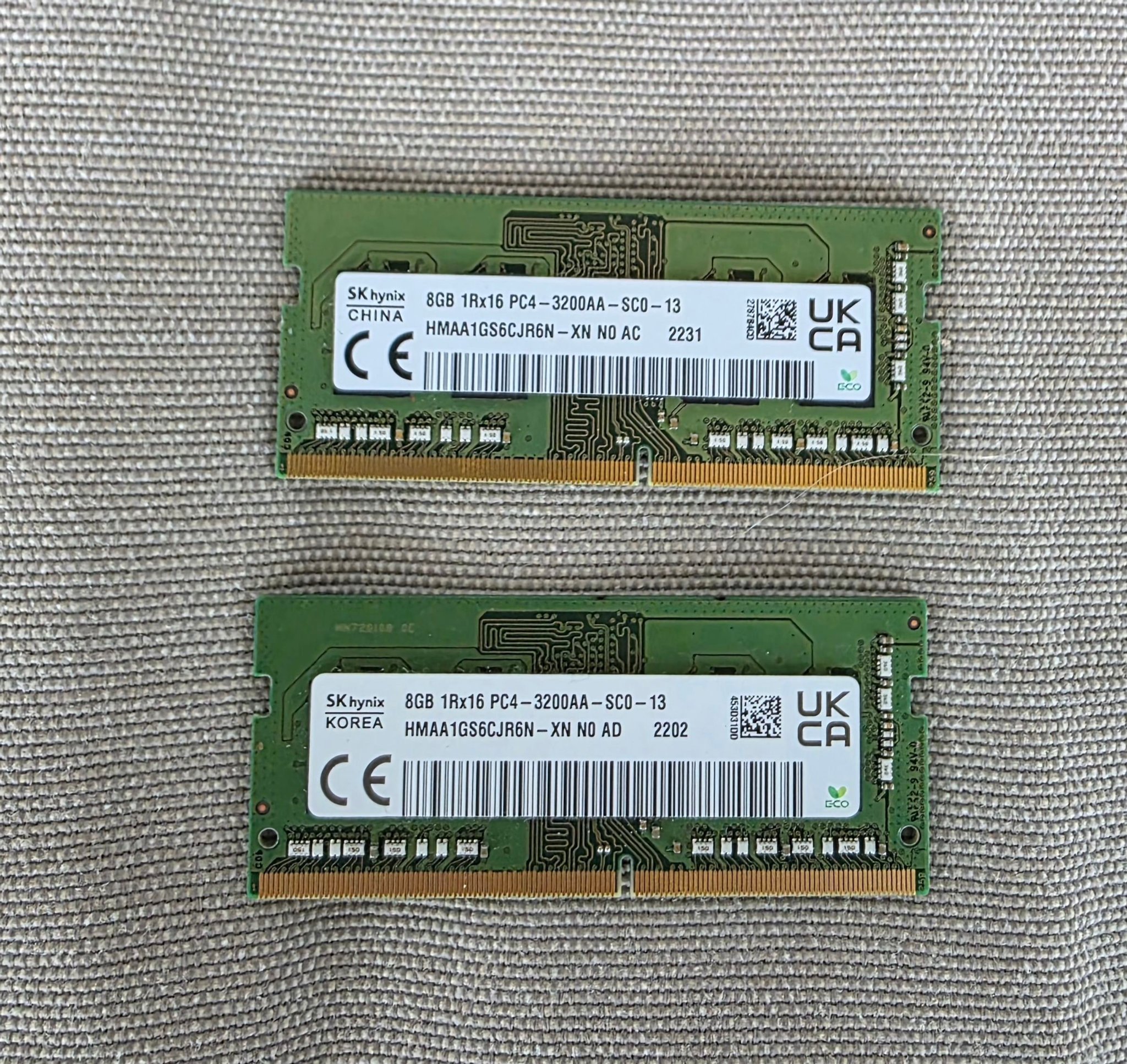 SK Hynix 16GB (2x8GB) DDR4 3200Mhz SO-DIMM (Lap.. | Köp på Tradera