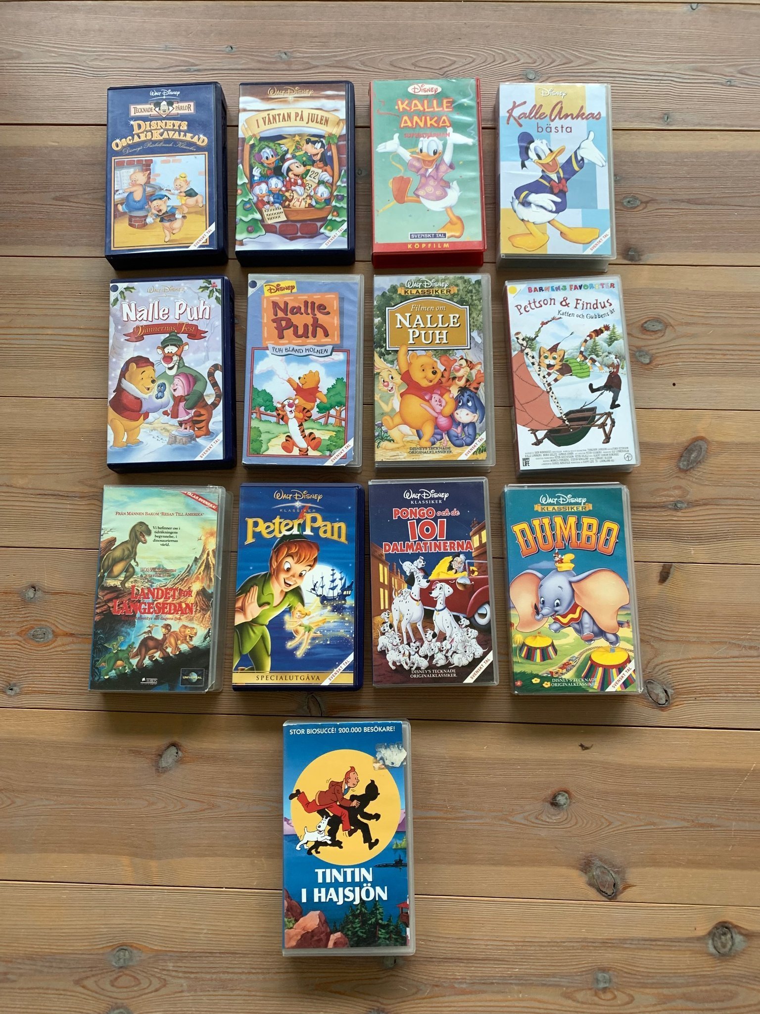 Se produkter som liknar Barnfilmer VHS, Kalle Anka o .. på Tradera (636097849)