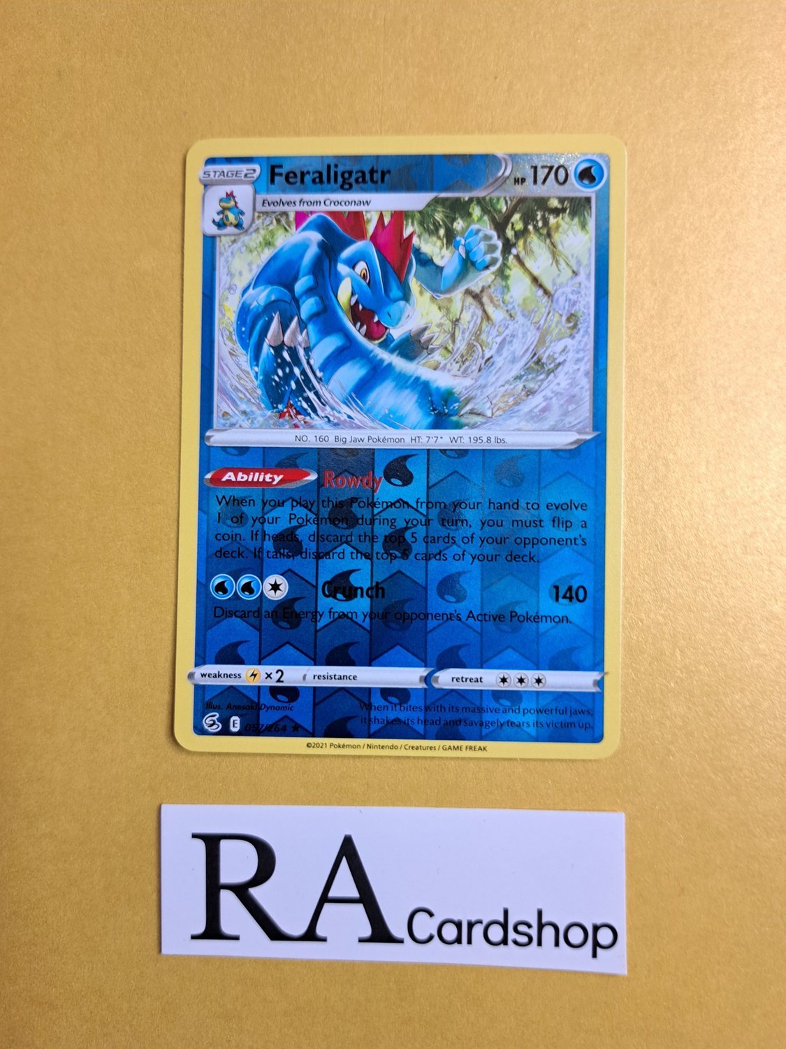 Feraligatr Reverse Holo Rare 05.. Köp från på Tradera