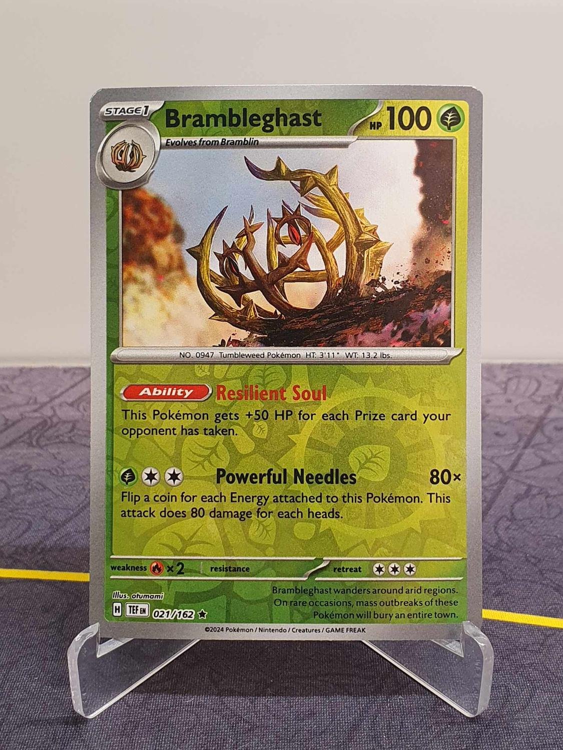 BRAMBLEGHAST 021/162 - Reverse Holo Rare - Temp.. | Kp p Tradera  (630533030)