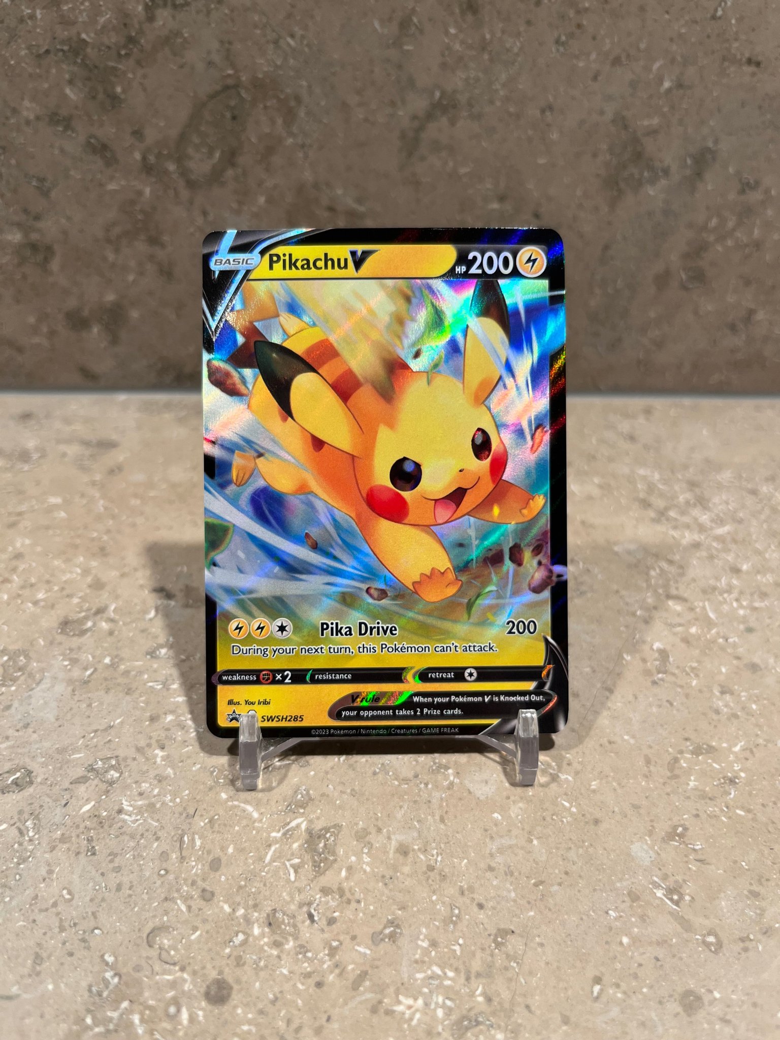 Pikachu V SWSH285 Black Star Promo Crown Zenith.. Köp på Tradera (586259532)