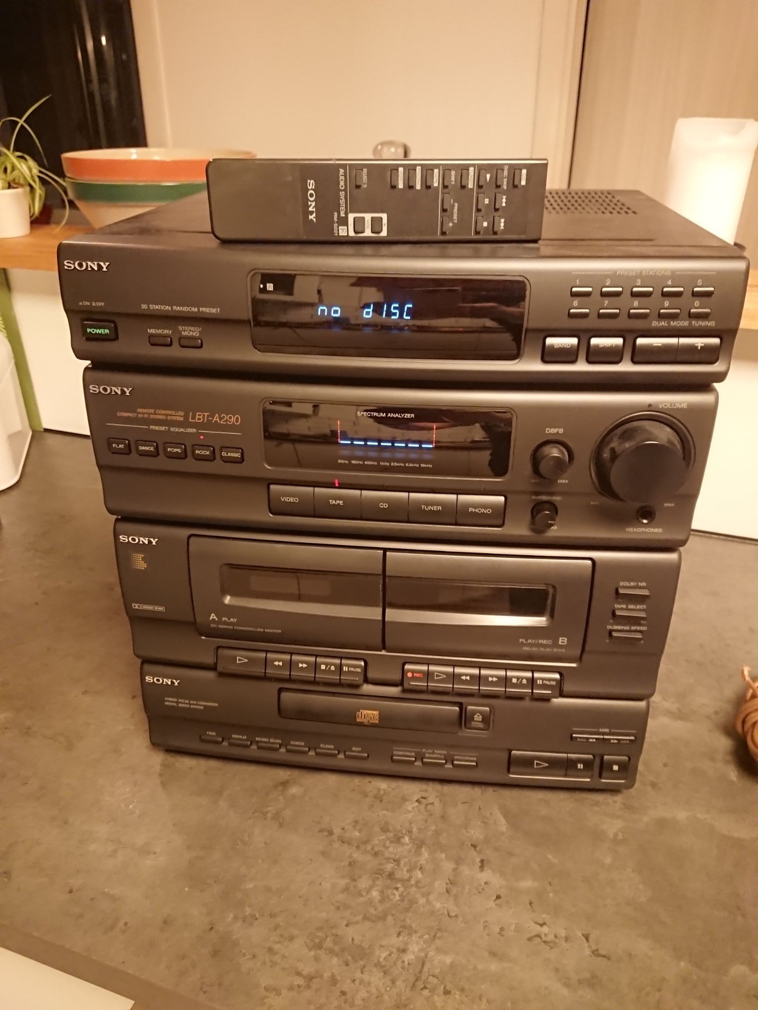 Sony stereo (381618886) ᐈ Köp på Tradera