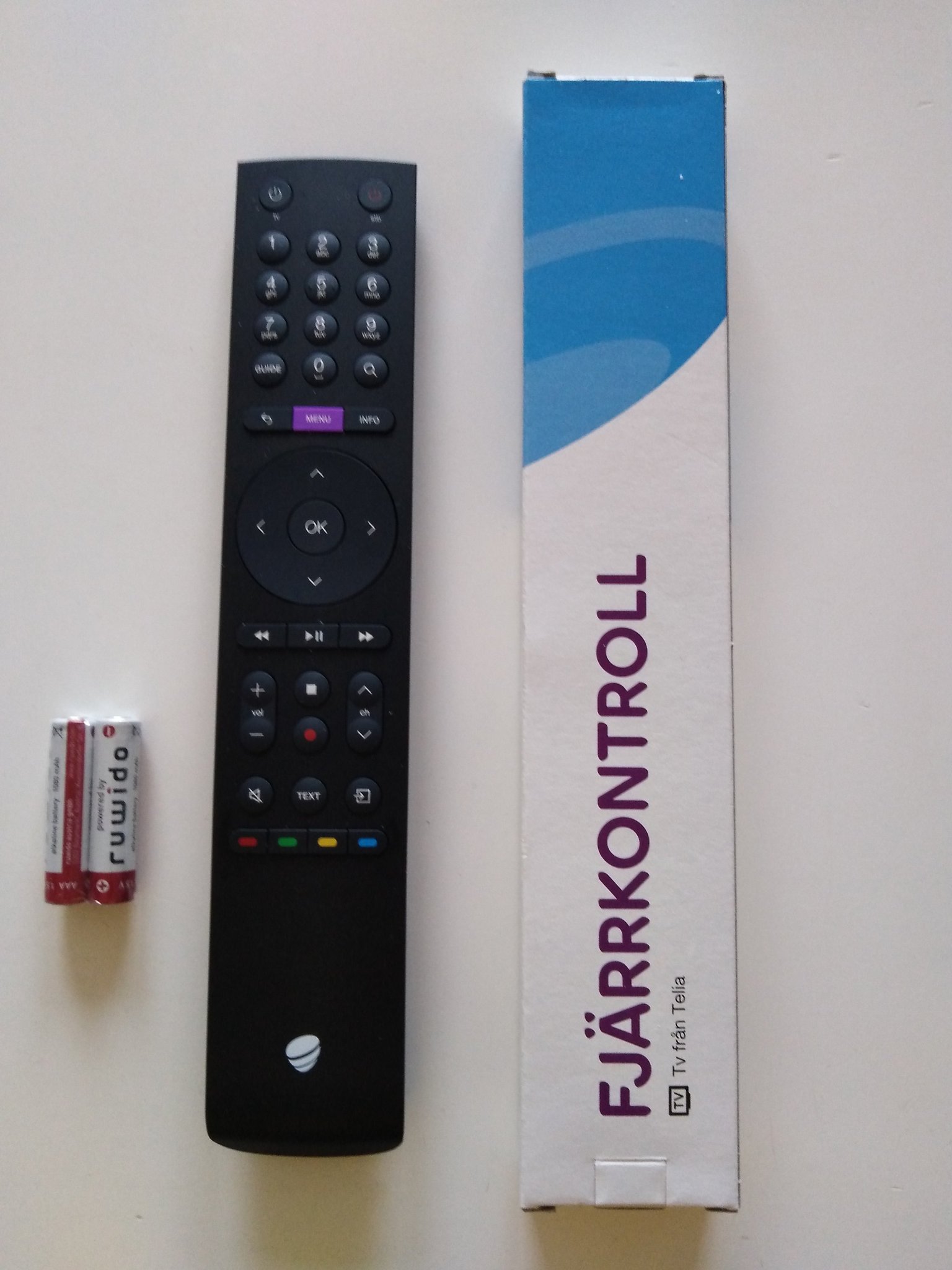 Helt ny Fjärrkontroll Ruwido för Telia (383503714) ᐈ Köp på Tradera