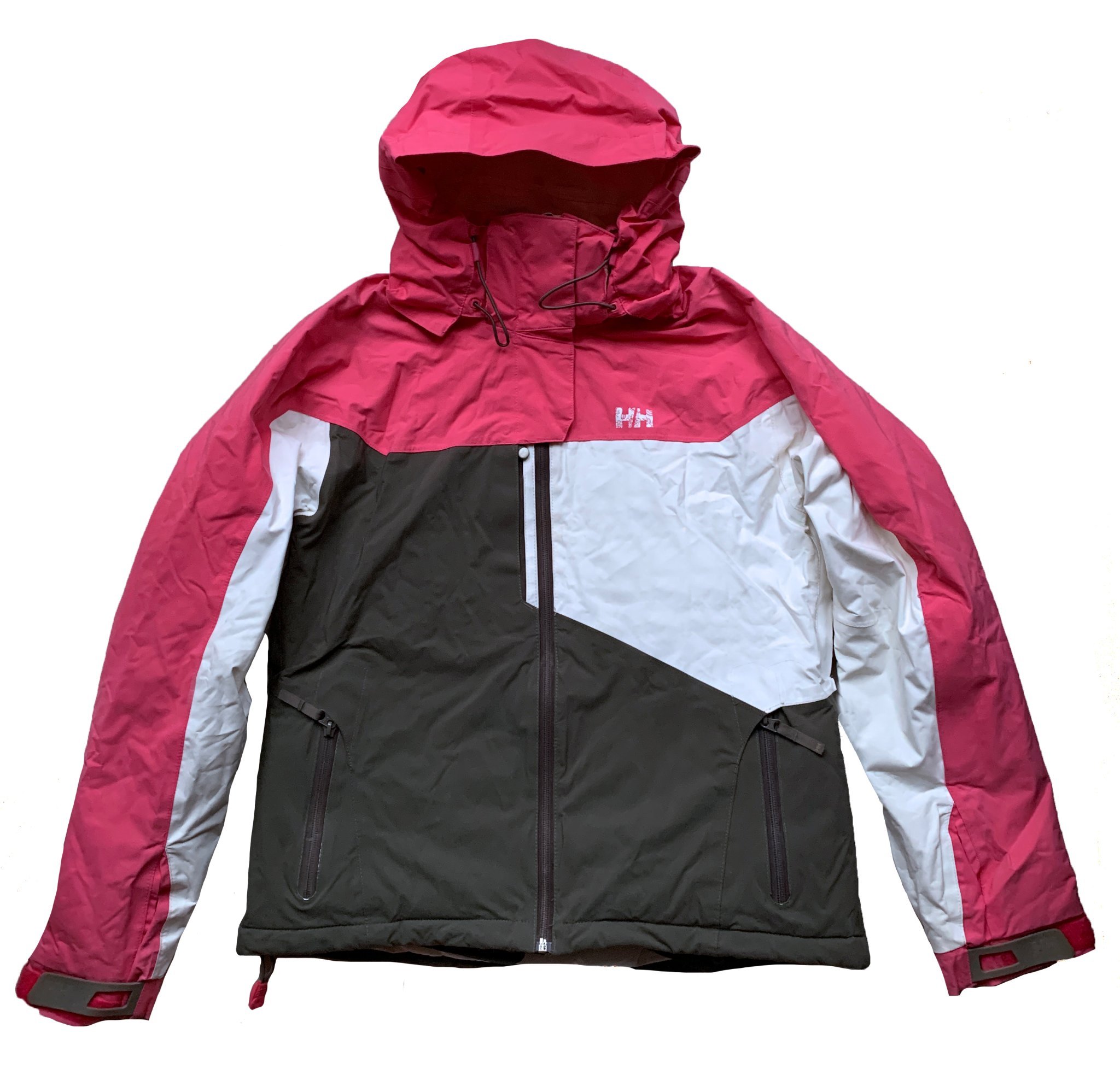HELLY HANSEN rosa grå vit dam Jacka Täckjacka Skidjacka, Medium 38 HELLY HANSEN rosa grå vit dam Jacka Täckjacka Skidjacka, Medium 38