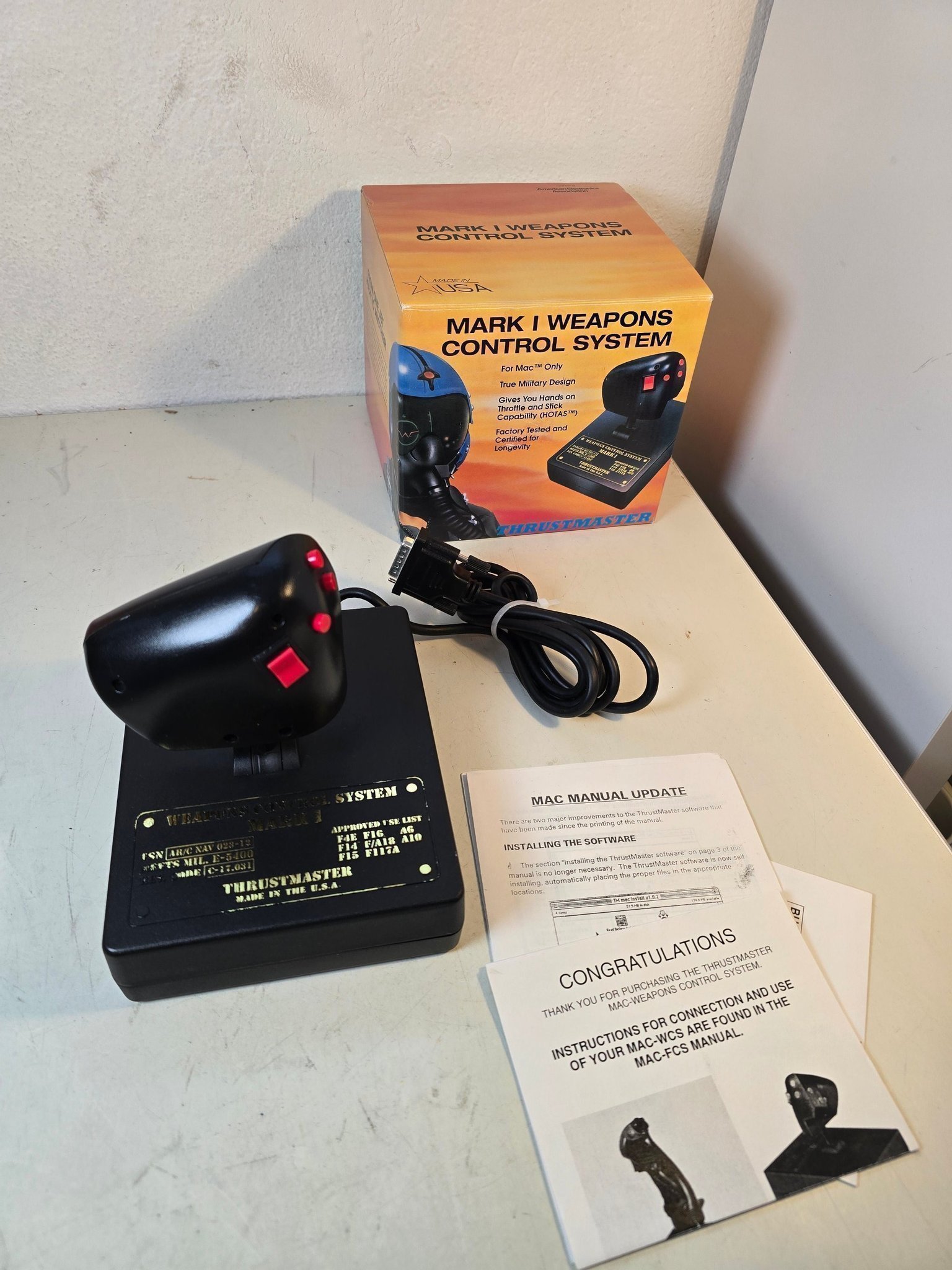 Thrustmaster Mark I Weapons Control System | Köp på Tradera