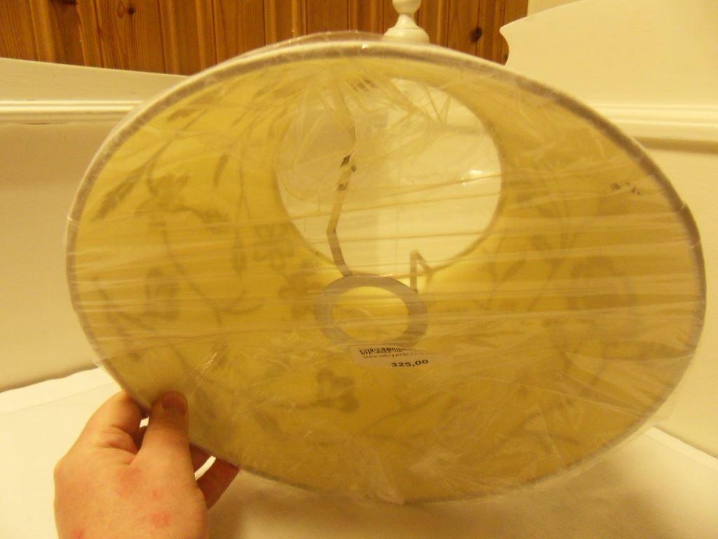 Tak lampa lampskärm med sydd dekor lamp skärm på tradera.com