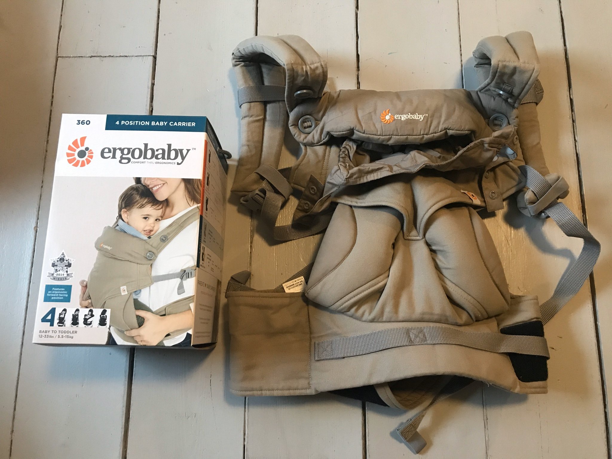 ergobaby 360 beige