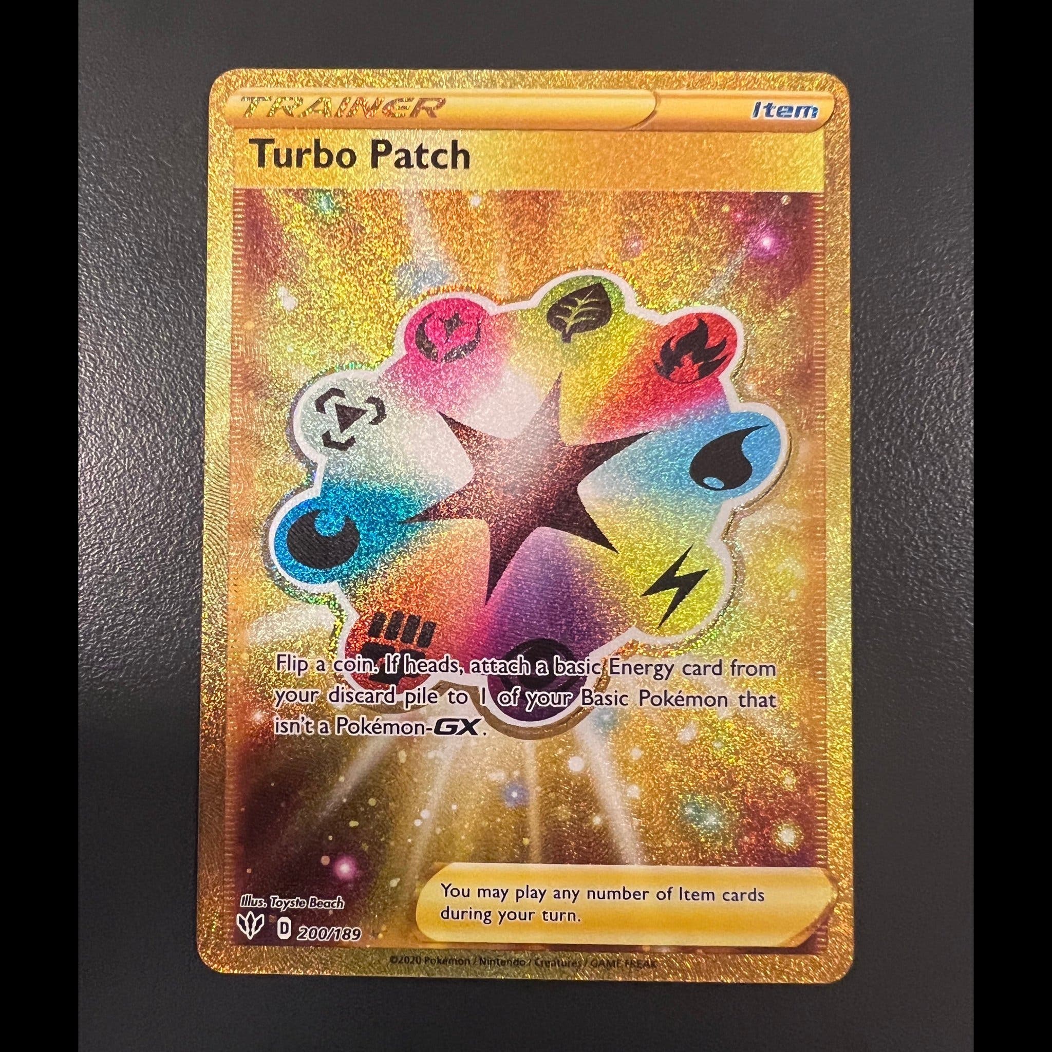 Turbo Patch 200/189 Darkness Ablaze Pokemonkort | Kp p Tradera (727353918)