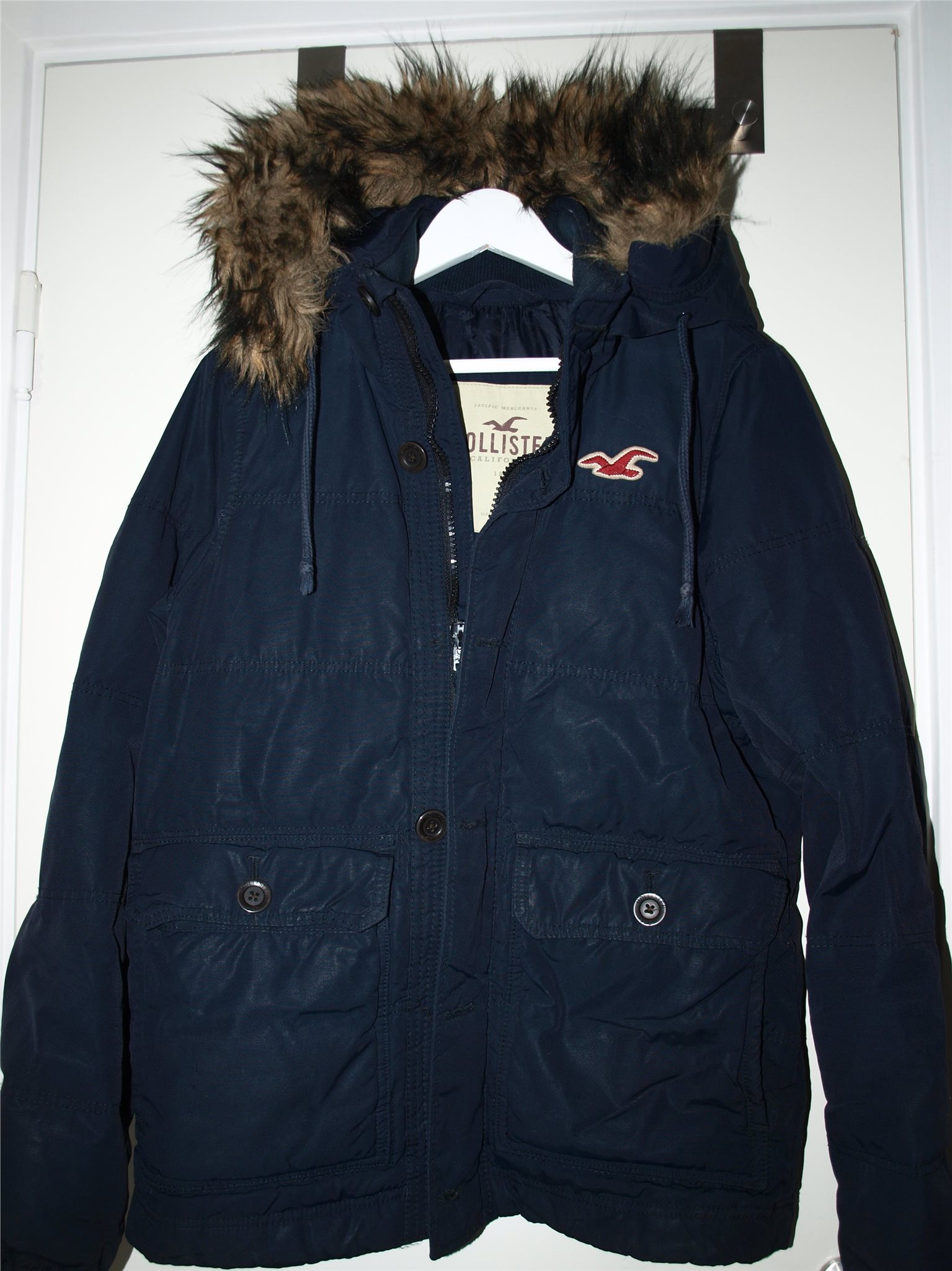 hollister jacka päls