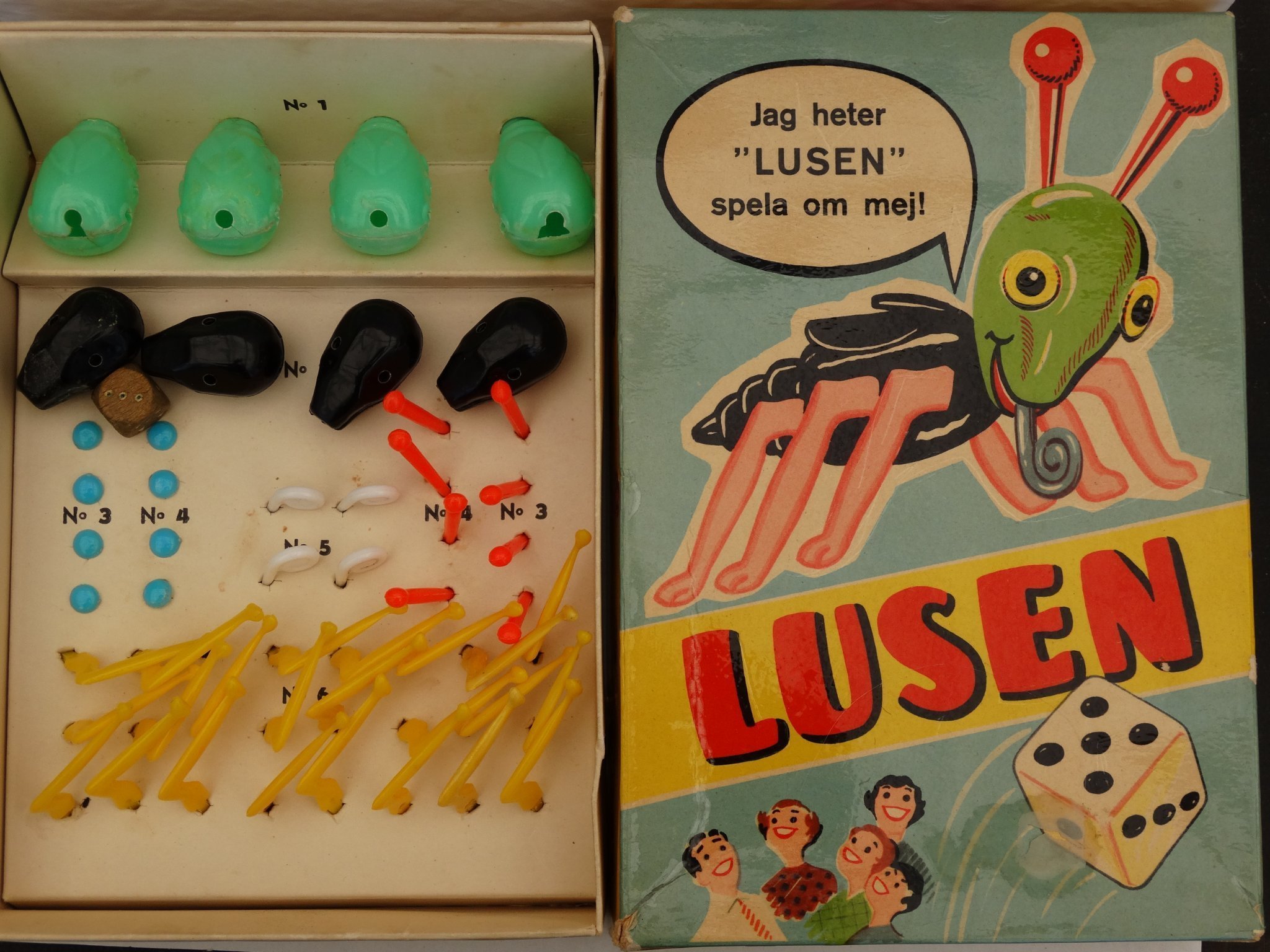 Sällskapsspelet Lusen. Vintage.