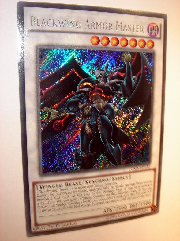 Blackwing Armor Master Lc5d-en132 Secret Rare Yugioh Inglés
