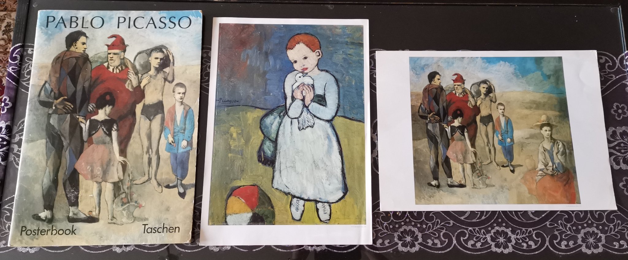 Pablo Picasso Poster book / Litografi pärm 1a upplaga Benedikt Taschen Verlag