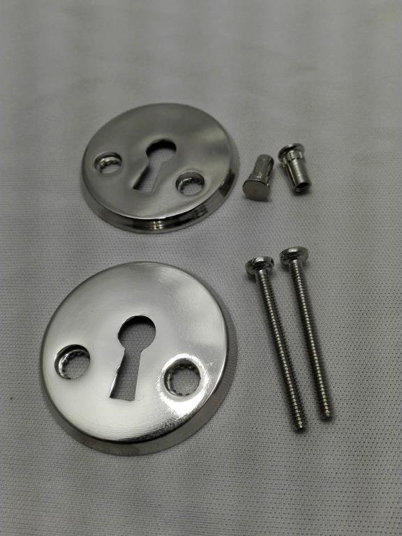 Nyckelskylt 50 mm nickel
