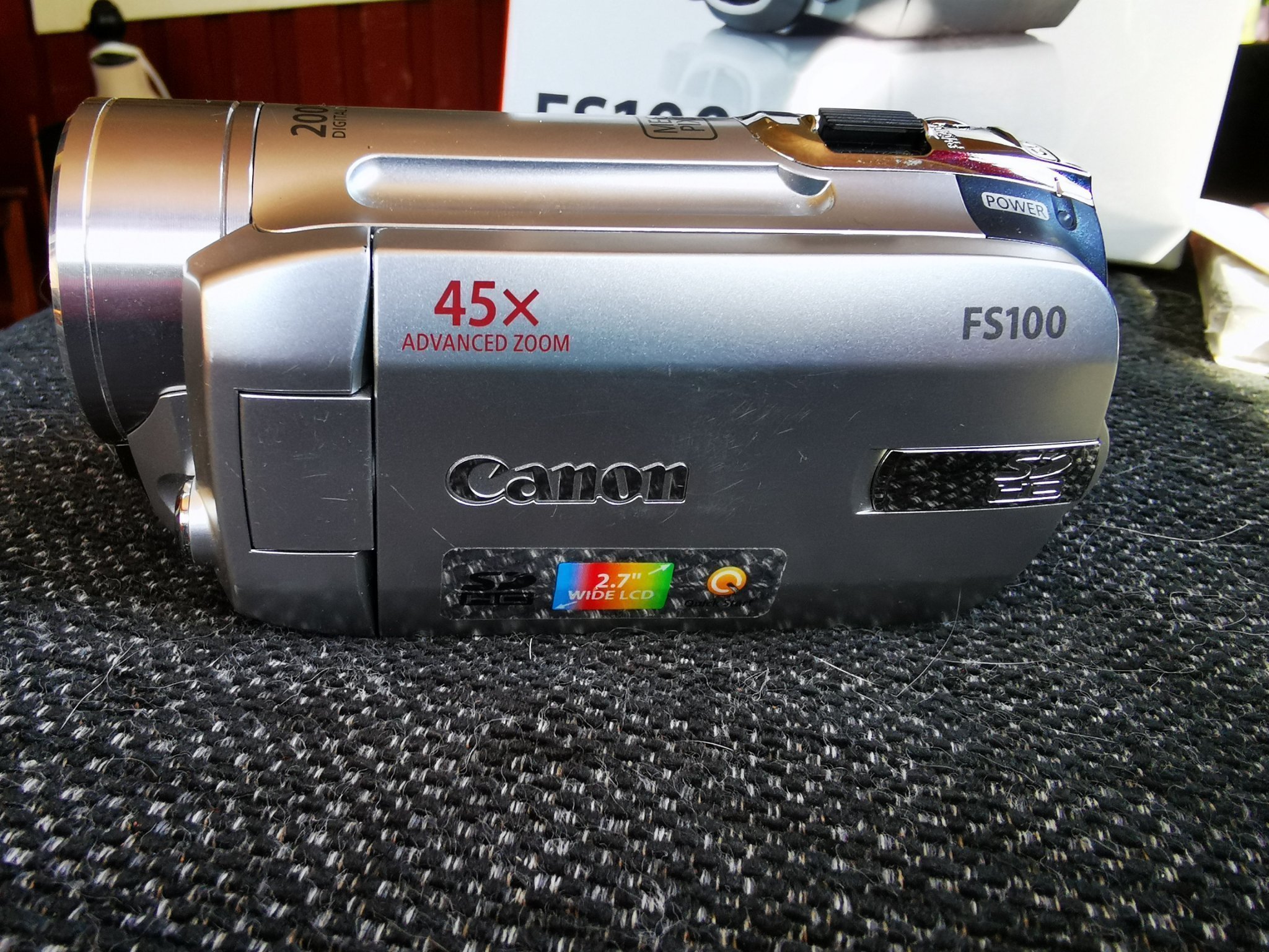 Canon Fs100 videokamera (439374422) ᐈ Köp på Tradera