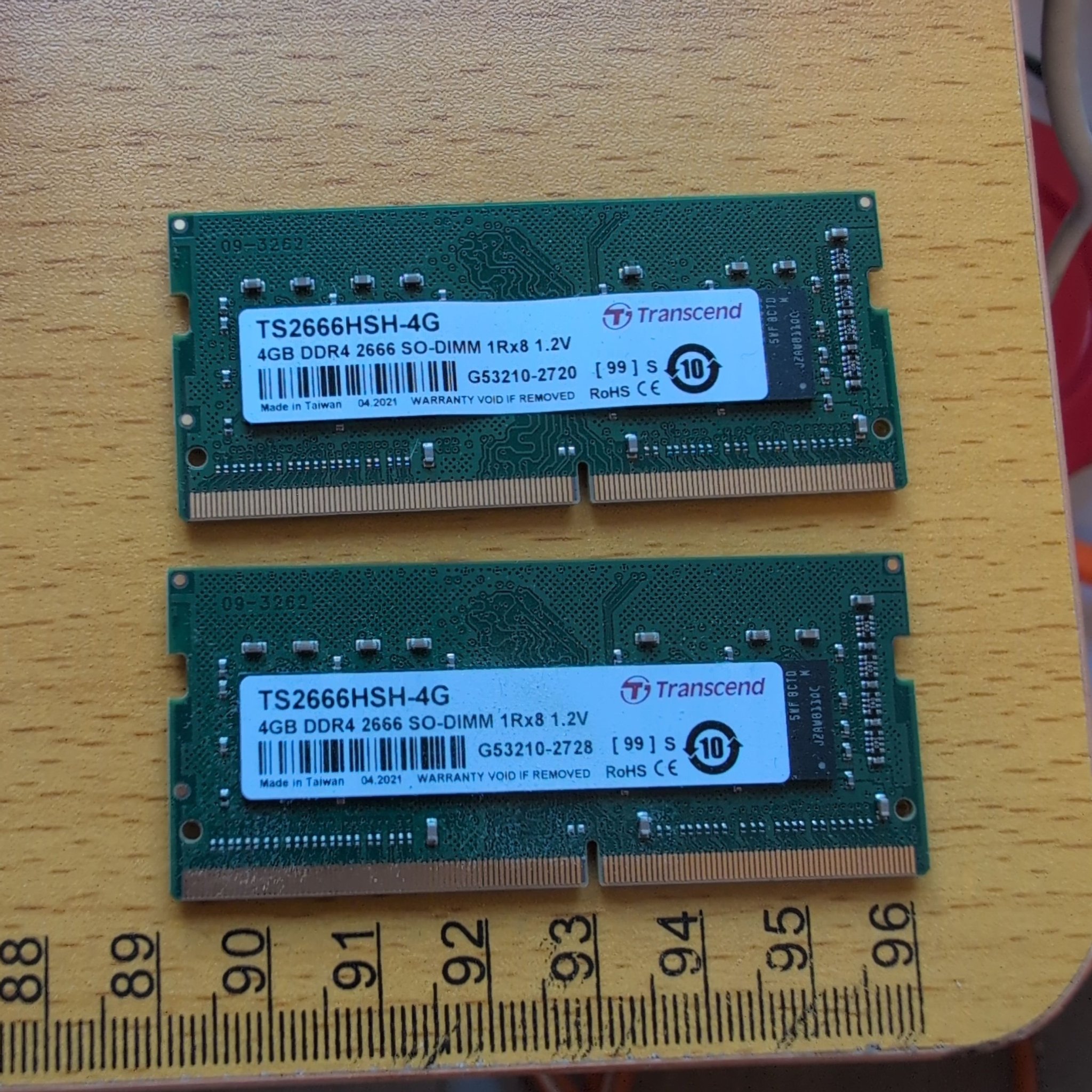 Transcend 8GB (2x4GB) DDR4 2666MHz SO-DIMM RAM | Köp på Tradera