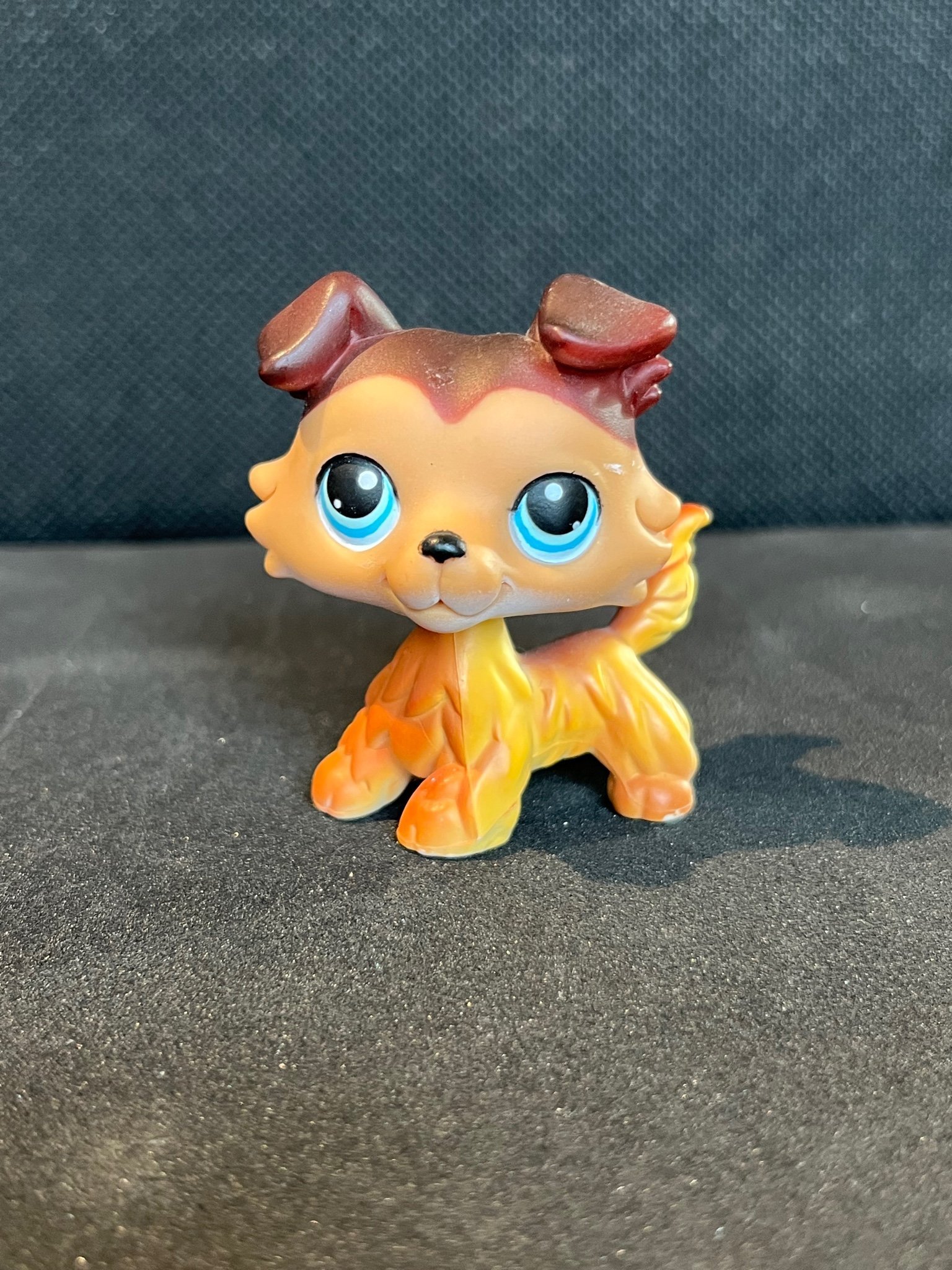 Littlest Pet Shop LPS #58 – Collie Variante Pattes Baissées – Hasbro