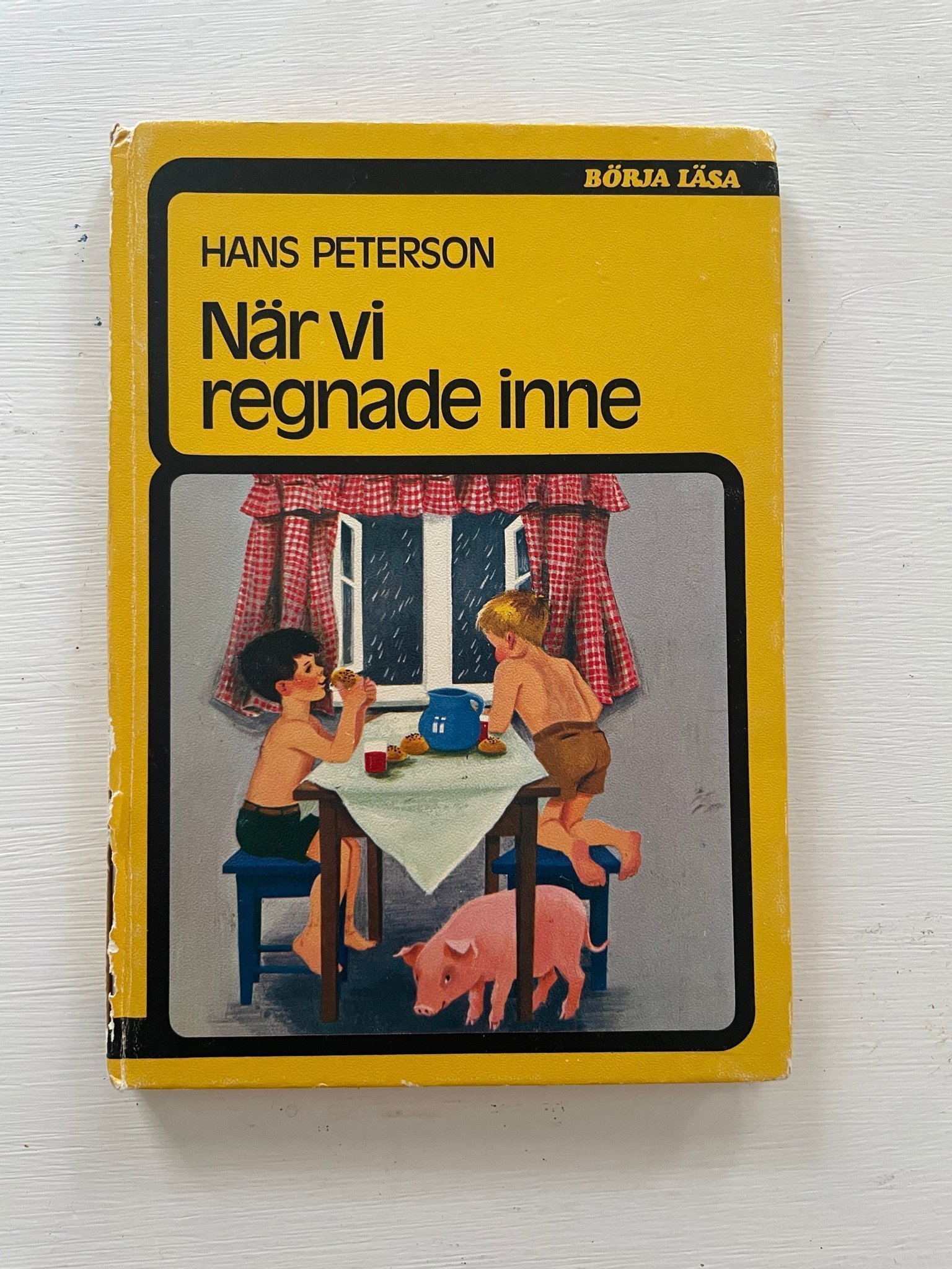 När vi regnade inne av Hans Peterson, 1969 populär inredningsdetalj & stil