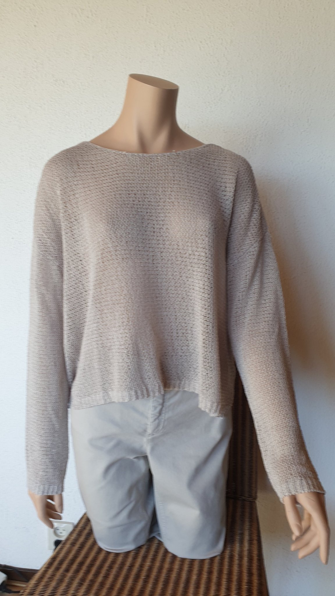 Oui stickad tröja, beige, stl. 42 (397514371) ᐈ Köp på Tradera Oui stickad tröja, beige, stl. 42 (397514371) ᐈ Köp på Tradera