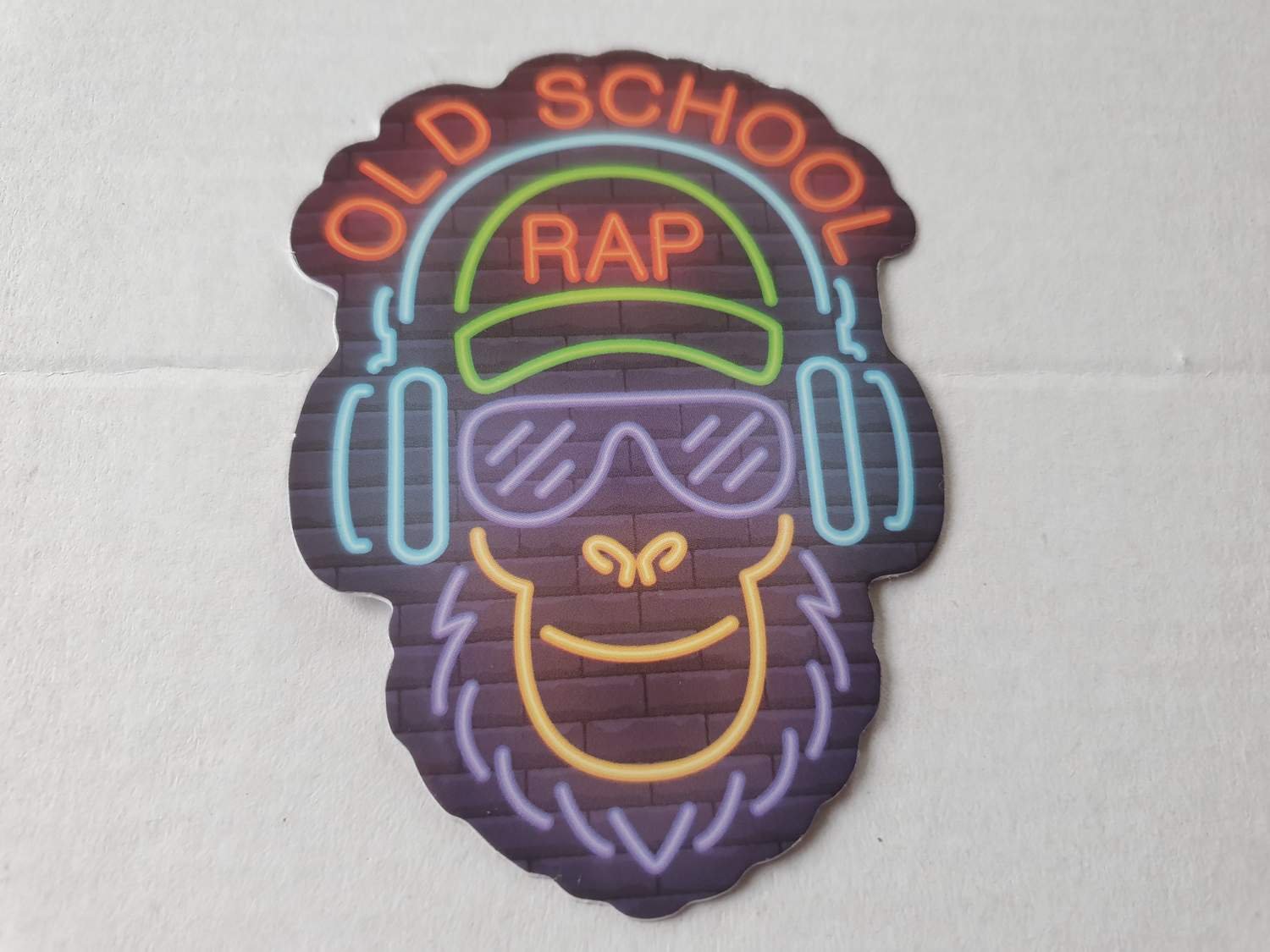 KLISTERMÄRKE STICKER OLD SCHOOL RAP
