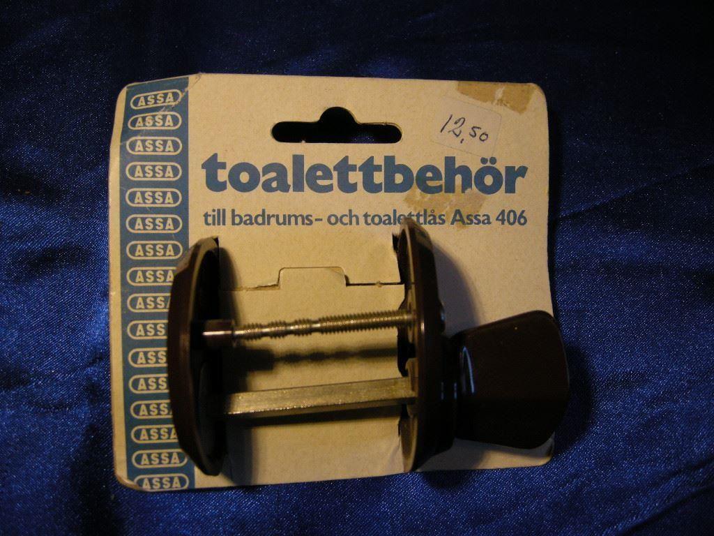 Toalettvred, lås till toalett/ badrum. assa 406. retro på tradera ...