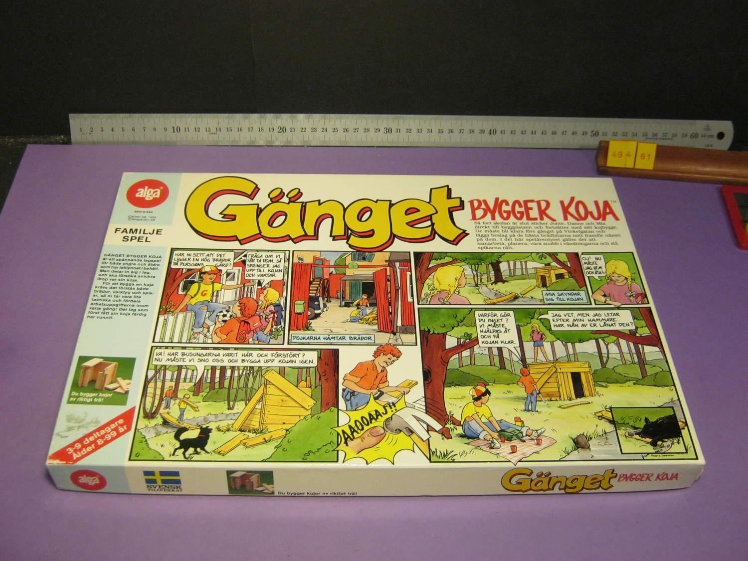 Gänget bygger koja, Alga 1989, Komplett, varianten med ...