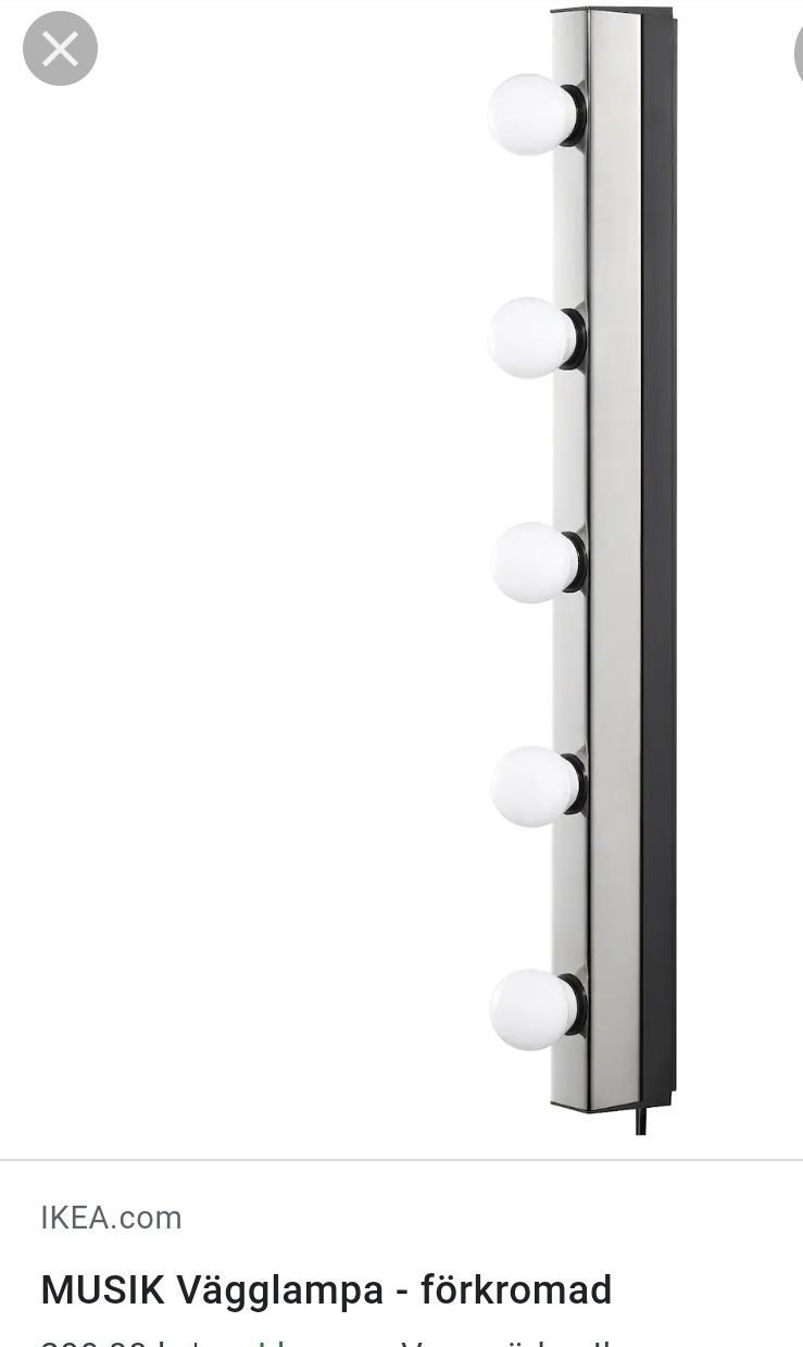 Lampa Musik vägglampa IKEA Lampa Musik vägglampa IKEA