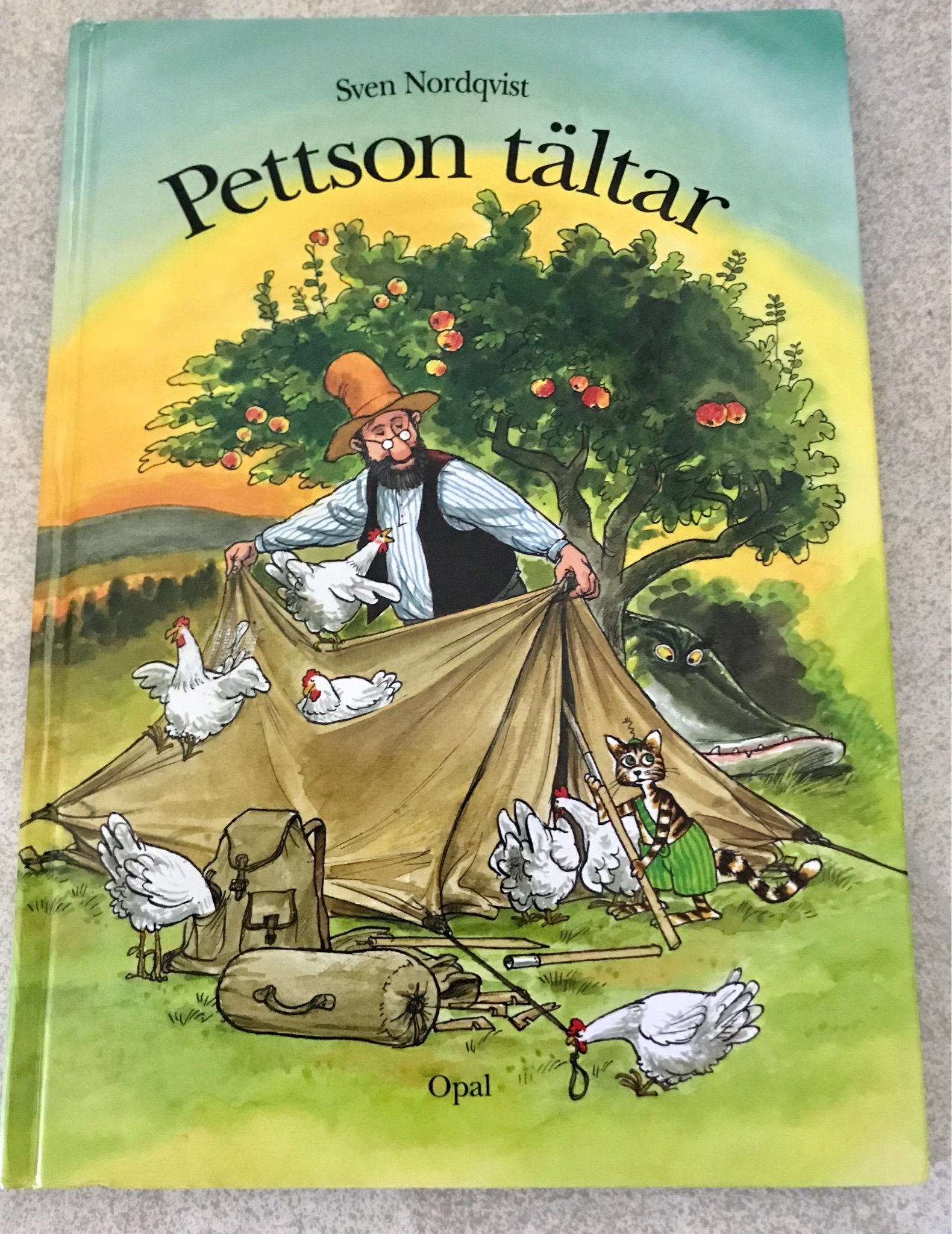 BARNBOK Sven Nordqvist Pettson tältar Pet.. (415644821 BARNBOK Sven Nordqvist Pettson tältar Pet.. (415644821