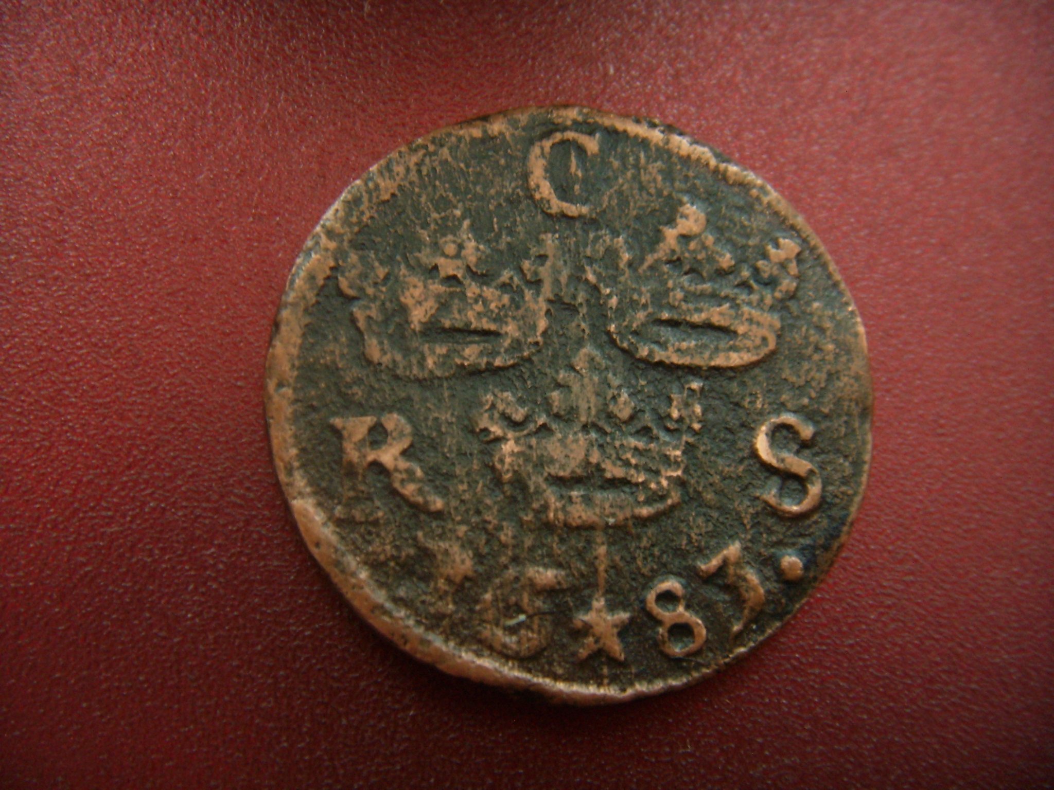 INTRESSANT ANTIKA MYNT 1683 - SETT BILDER