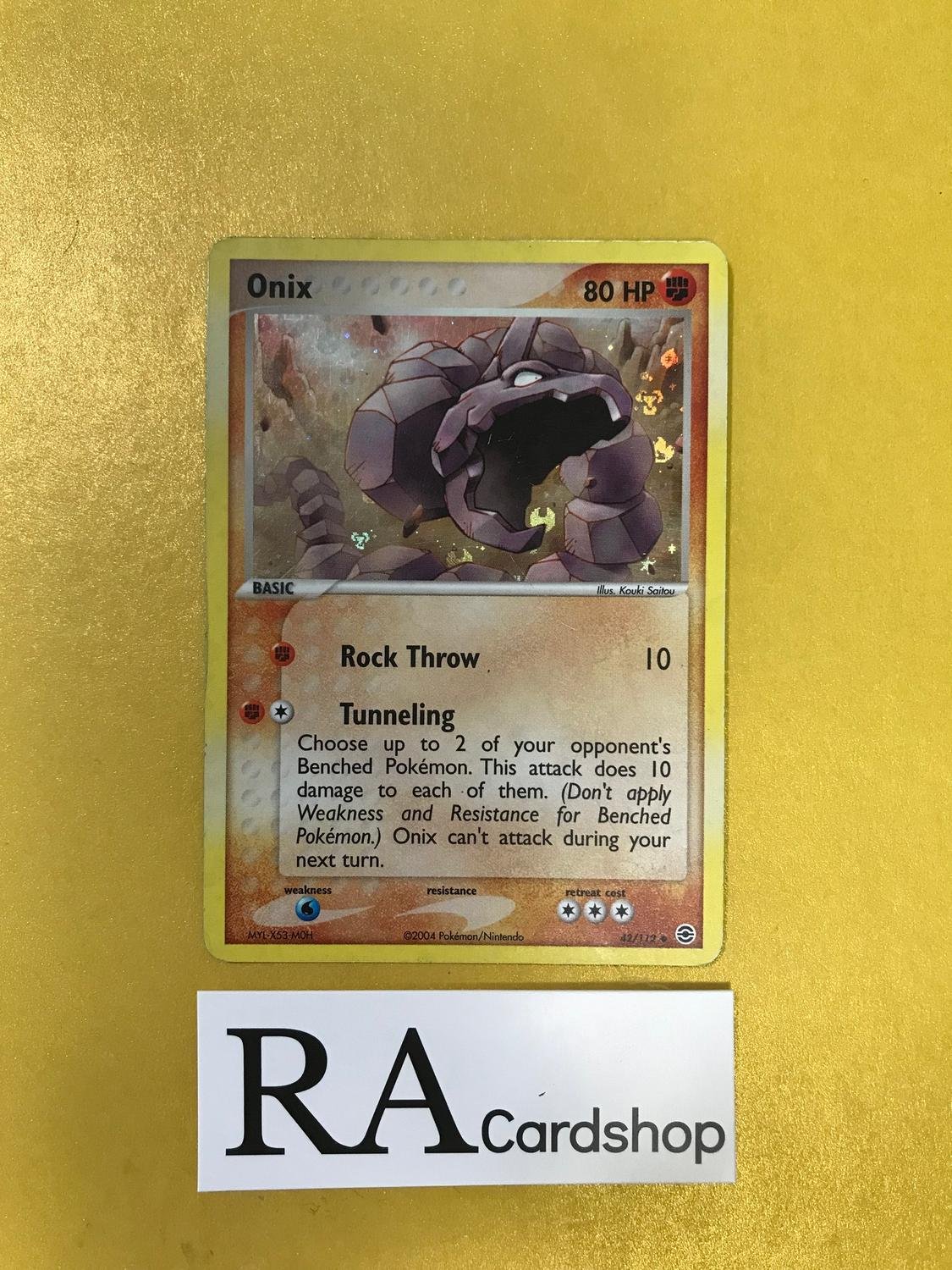 Onix - EX FireRed & LeafGreen Pokémon card 42/112