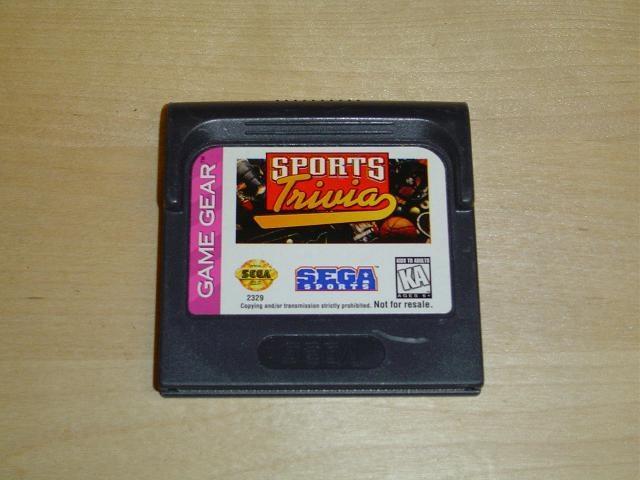 SPORTS TRIVIA TILL SEGA GAME GEAR / GAMEGEAR *NYTT*