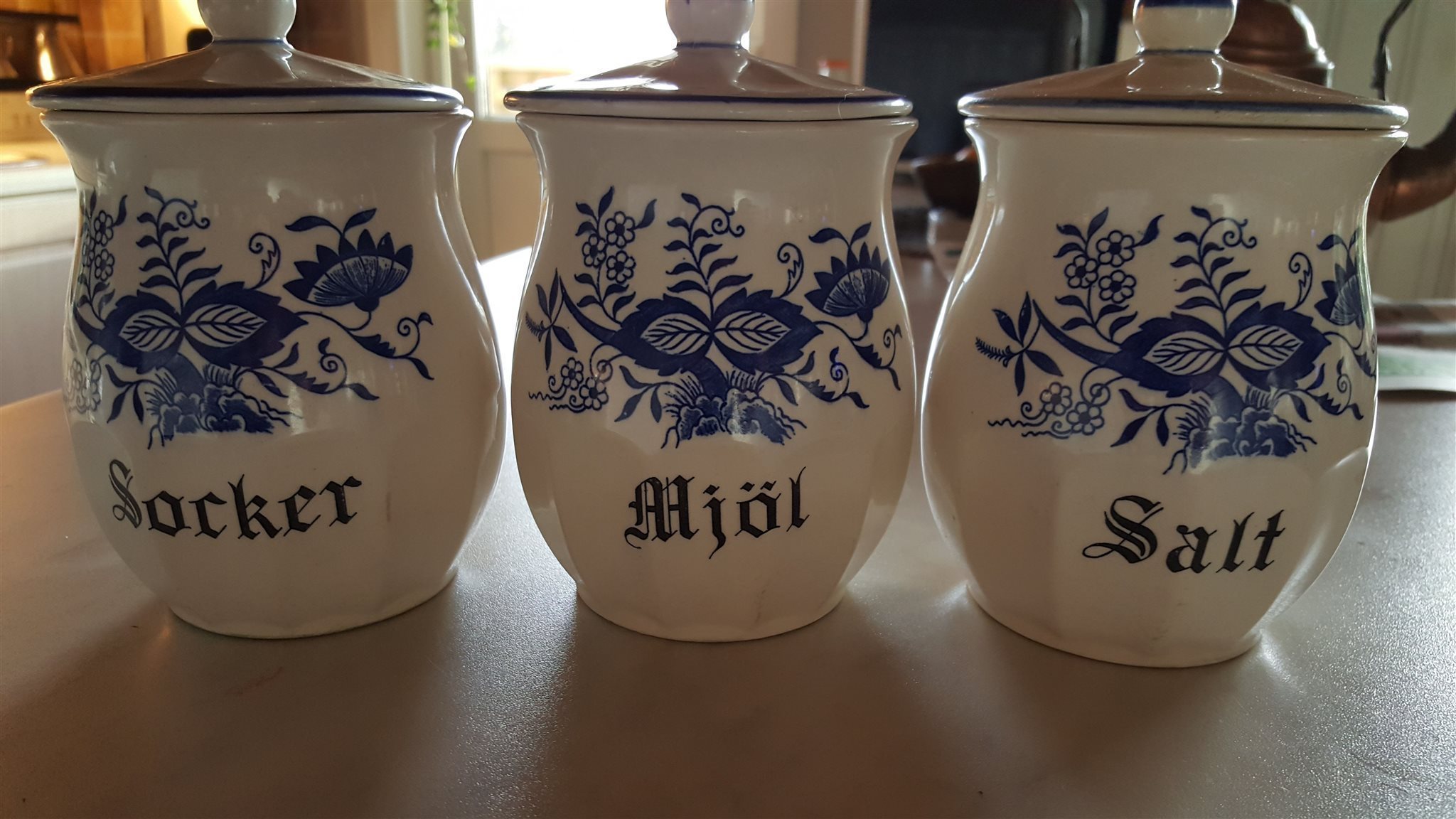 3 st krus för mjöl socker och salt gamla pÃ¥ tradera.com Ãvrigt ...