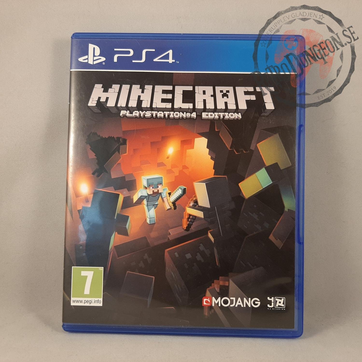 Minecraft Playstation 4 Edition Ti 405421803 RetroDungeon P Tradera