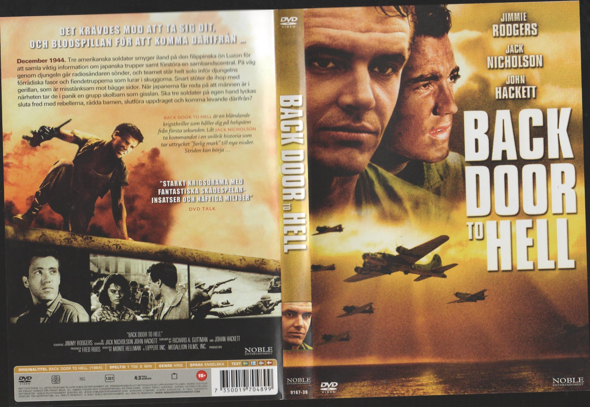 Backdoor To Hell Dvd Tidig Jack Nicholson Fran 384569517 ᐈ