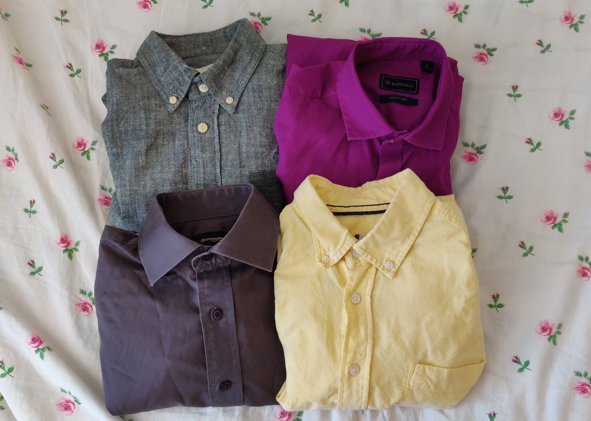 Paket 4 herr skjortor stl.Small/medium