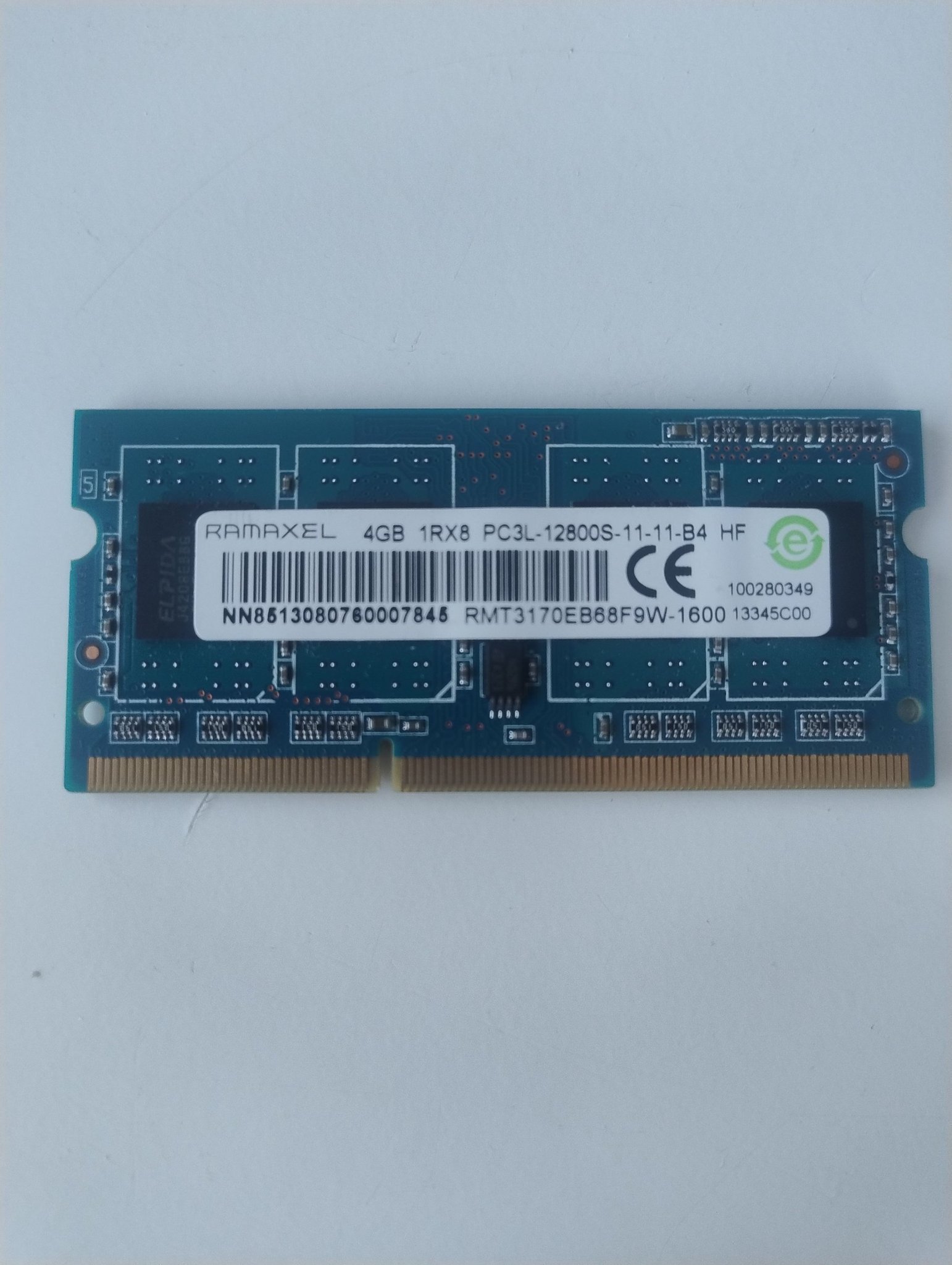 4gb 1rx8 Pc3l 12800s - Mémoire RAM / Composants