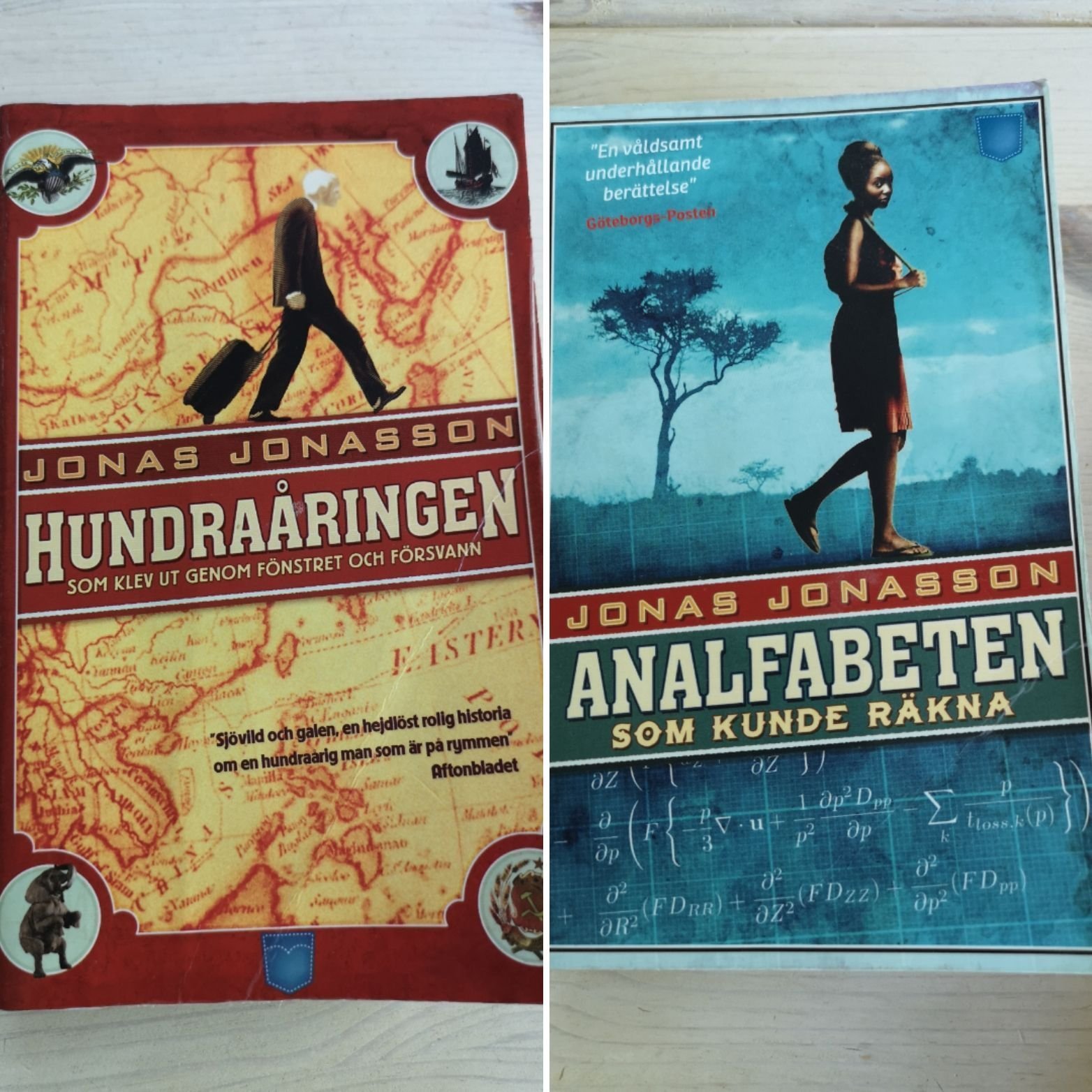 Pocketpaket! - Jonas Jonasson x 2 - Hundraåringen och Analfabeten