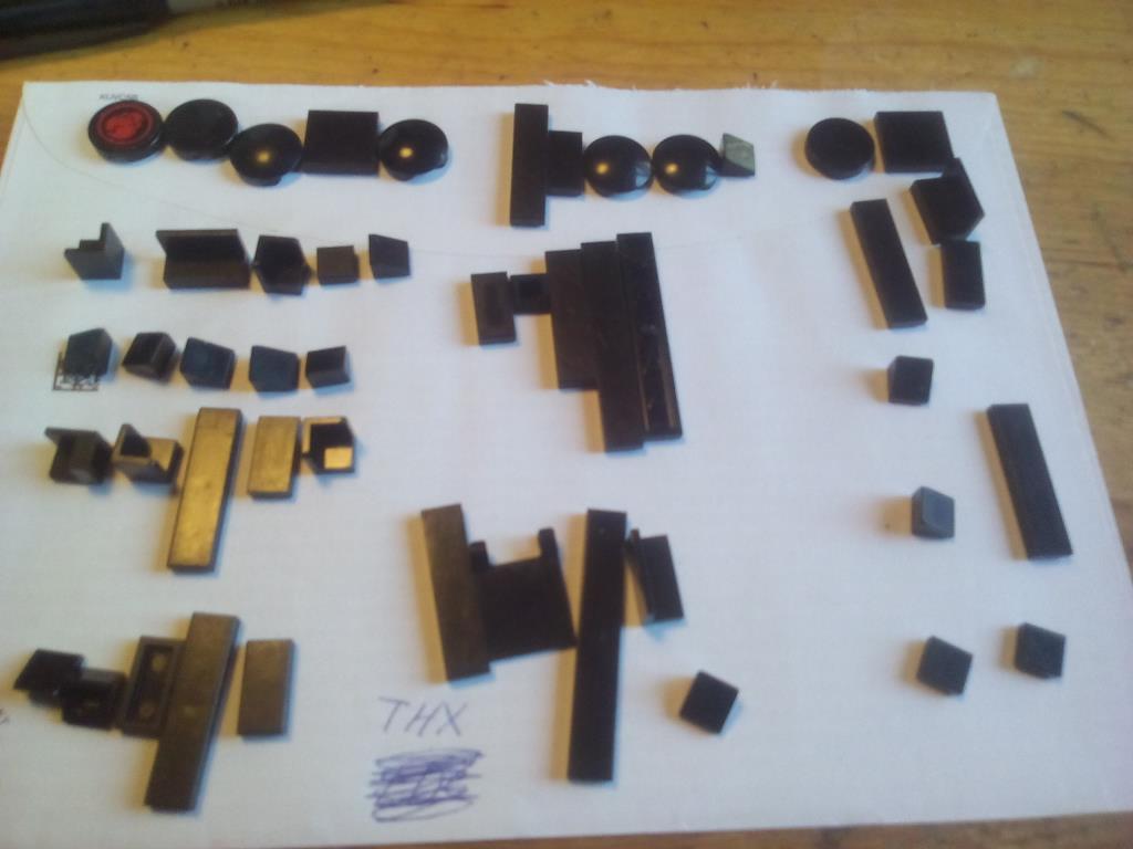 Lego svart svarta kakel blanka släta bitar thx pÃ¥ tradera.com Ãvrigt