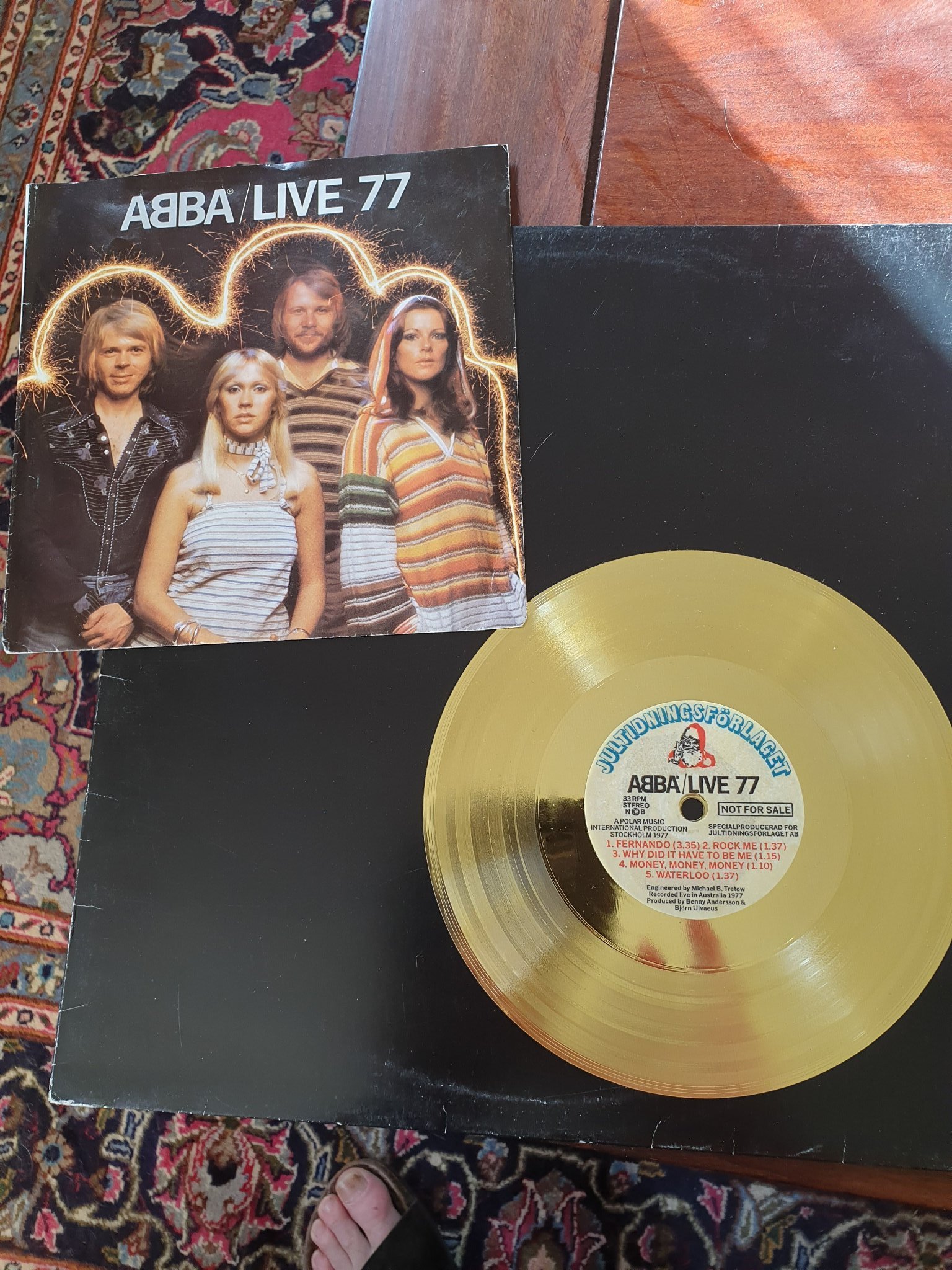 ABBA / LIVE 77 singel jultidningsförlaget (419849094) ᐈ Köp på Tradera