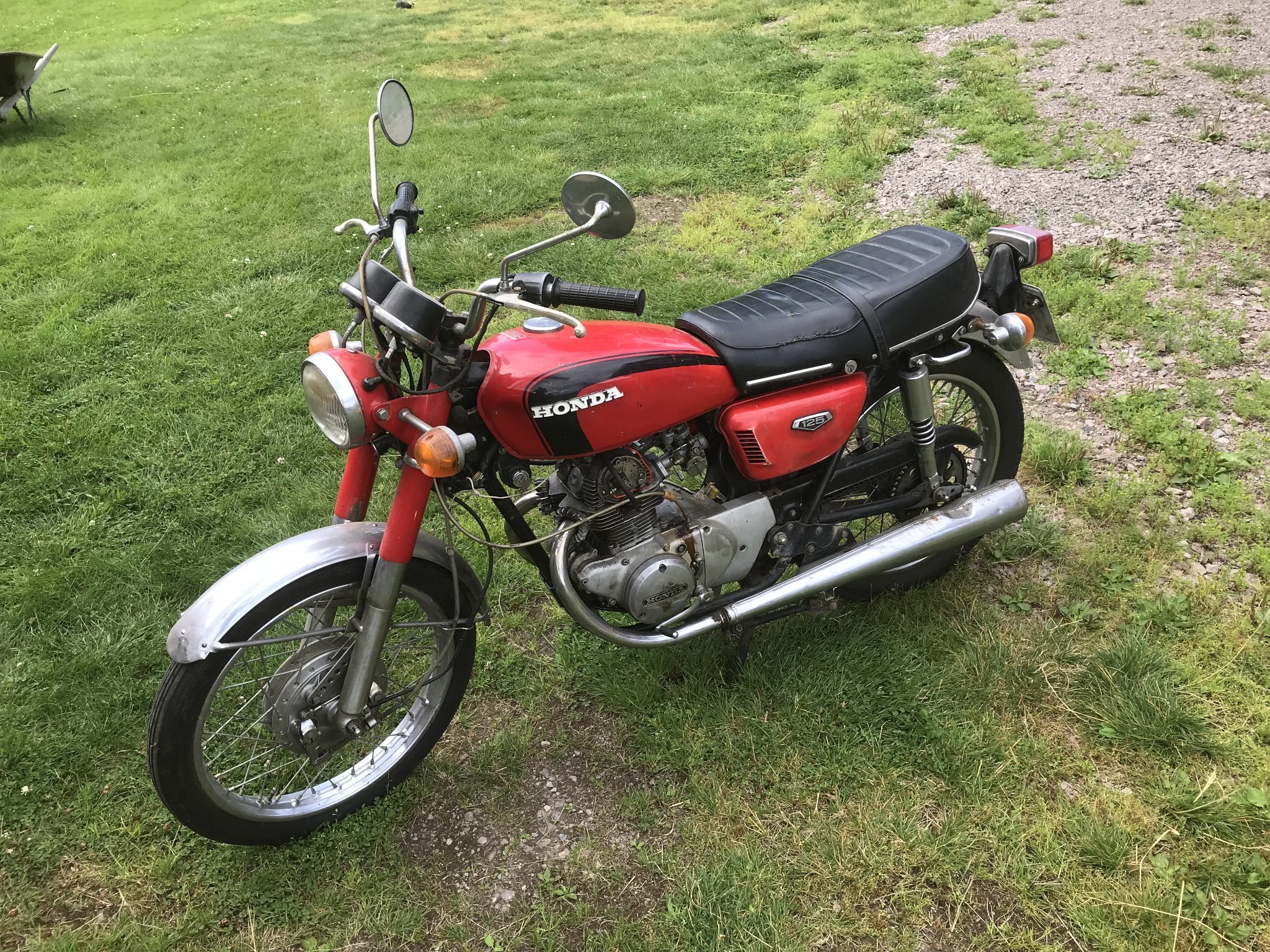 Honda CB 125 k5 1972 års model (360709631) ᐈ Köp på Tradera