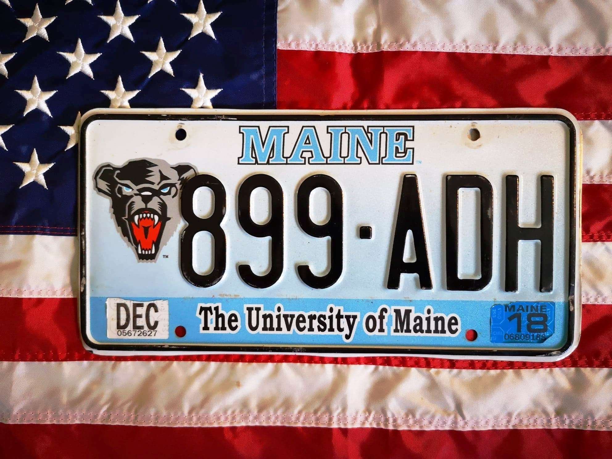 U.S. License Plate Maine Vanity Plate Uni.. (417045270) ᐈ Köp på