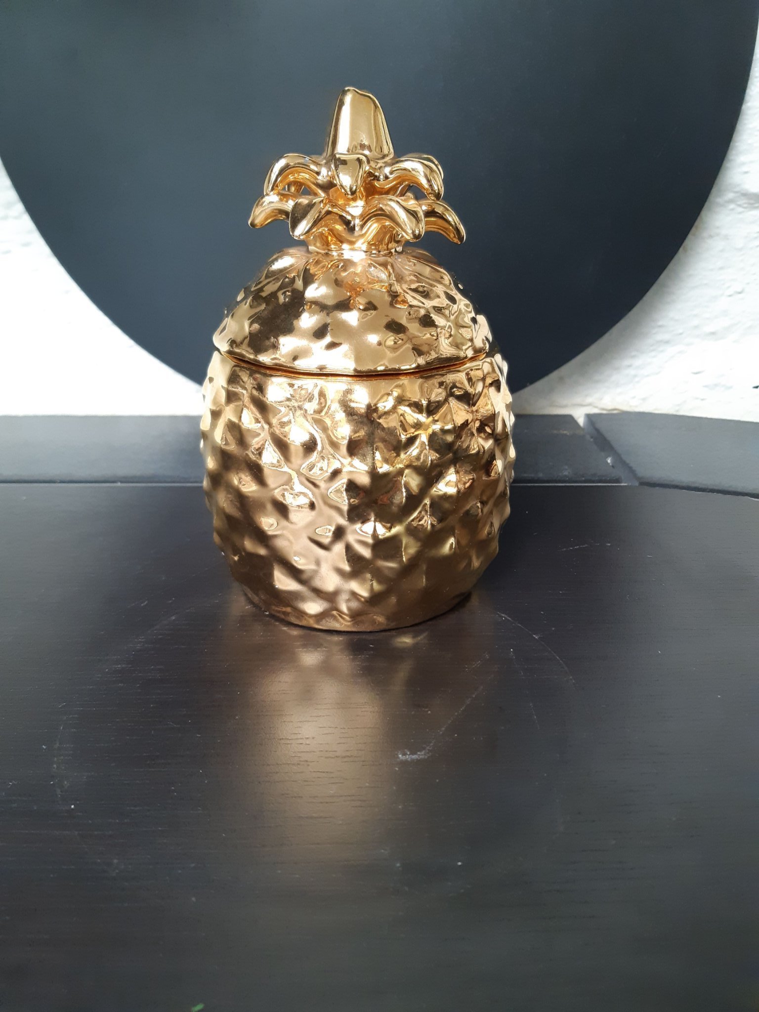 Guld ananas Guldkroken Retro