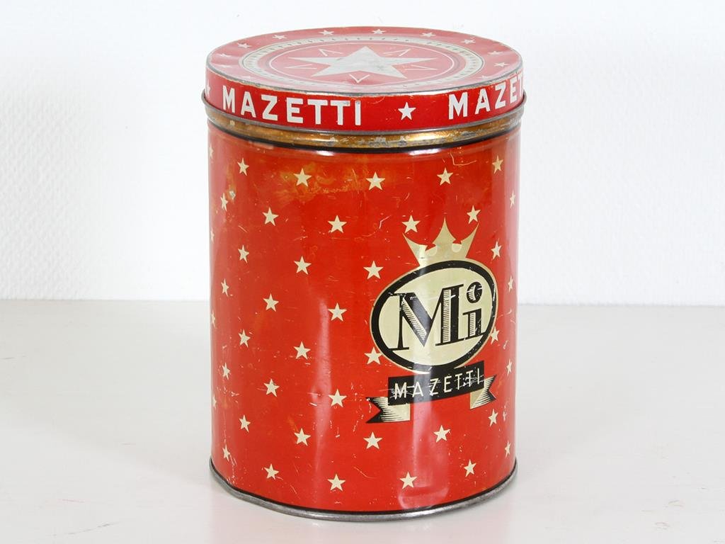 Plåtburk - Mazetti - Mi - Retro